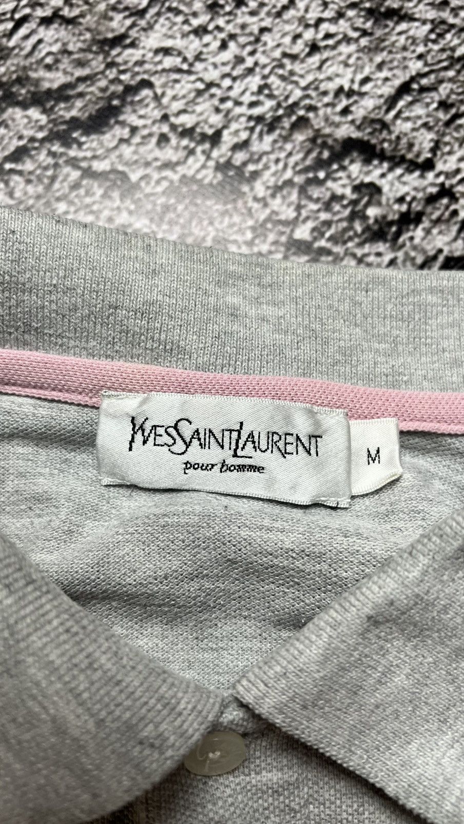 Yves Saint Laurent Yves saint laurent YSL big logo vintage polo shirt Size US M / EU 48-50 / 2 - 4 Thumbnail