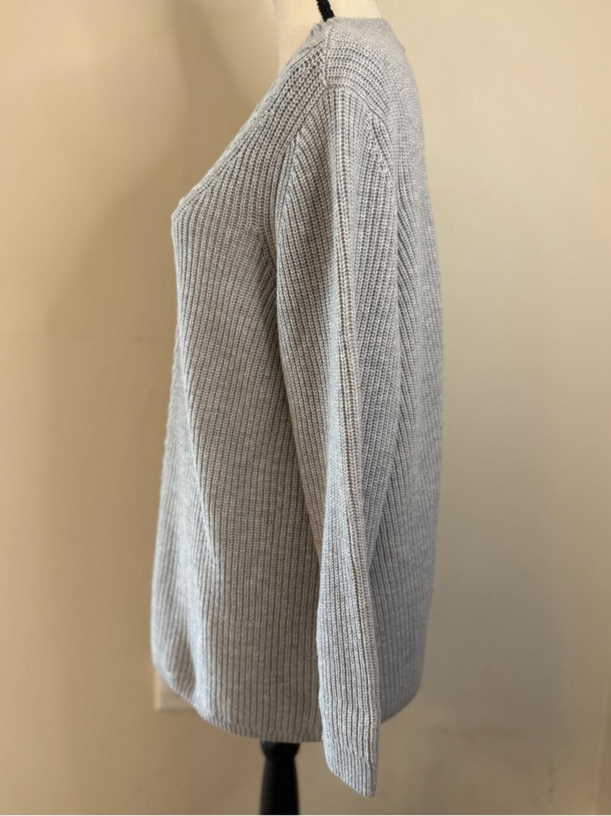 Other Talbots Plus Petites gray wool blend sweater cable knit 2XP Size XXL / US 16-18 / IT 52-54 - 3 Thumbnail