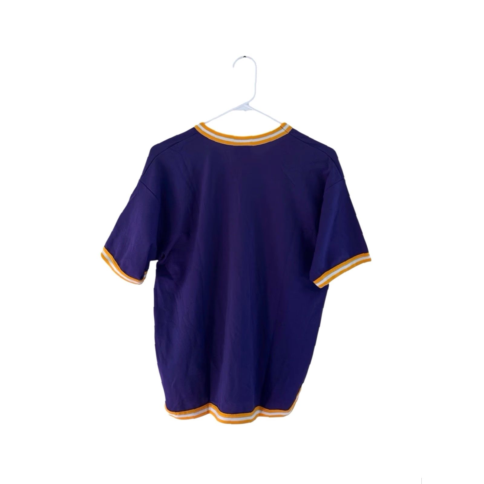 Vintage VINTAGE Don Alleson Shooting Shirt Womens L NOS NWOT 90s USA Purple Nylon Short Sleeve V-Neck Activewear Women Size L / US 10 / IT 46 - 6 Thumbnail