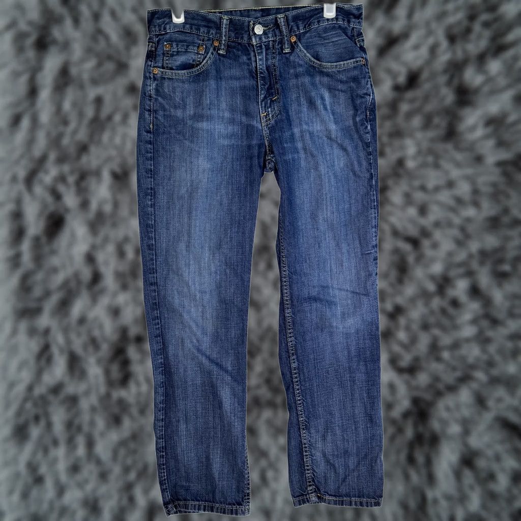 Levi's Levi's 514 Jeans Mens 29x30 Blue Denim Straight Leg Medium Wash Pants Classic Size US 29 - 1 Thumbnail