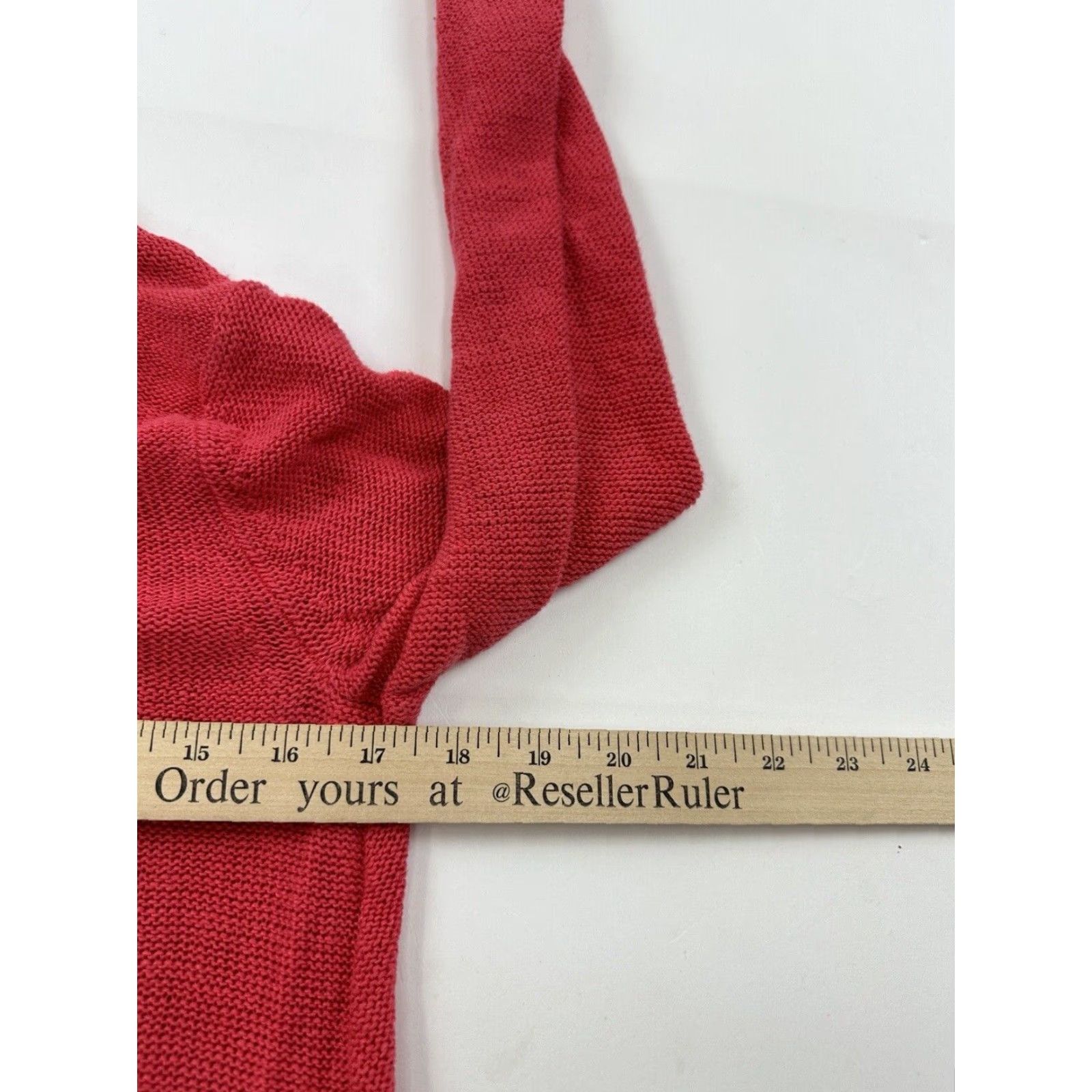 Eileen Fisher Eileen Fisher Sweater Cardigan Womens Medium Red Linen Open Lightweight Knits Solid Vintage No Size M / US 6-8 / IT 42-44 - 8 Thumbnail