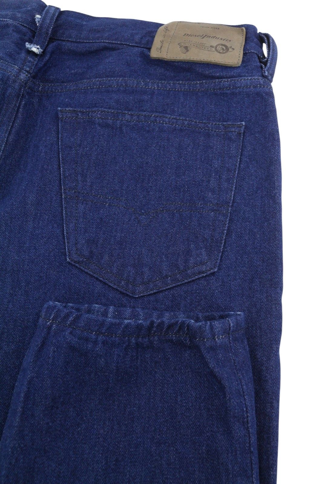 Diesel MHARKY 0078F W34 Dark Blue Tapered Button Fly Jeans 89057 Size US 34 / EU 50 - 6 Thumbnail