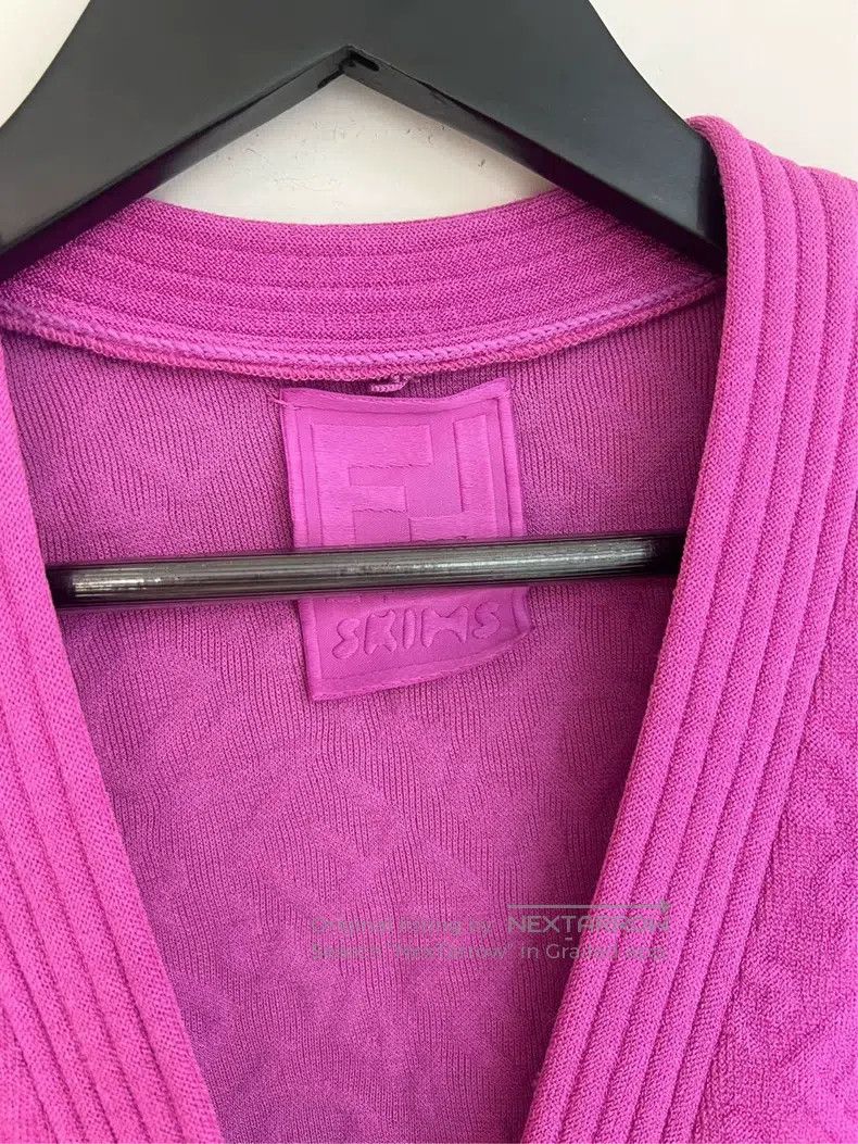 Fendi Fendi Skims Limited Edition Fuchsia Embossed Cardigan Size XS / US 0-2 / IT 36-38 - 5 Thumbnail