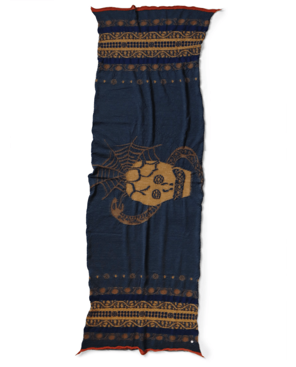 Kapital Shrunken Wool Coptic Skull Scarf Size ONE SIZE - 1 Thumbnail