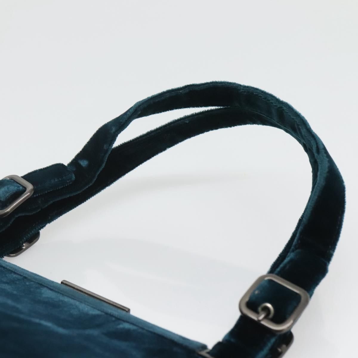 Prada PRADA Tote Bag Velor Navy Silver Size ONE SIZE - 8 Thumbnail