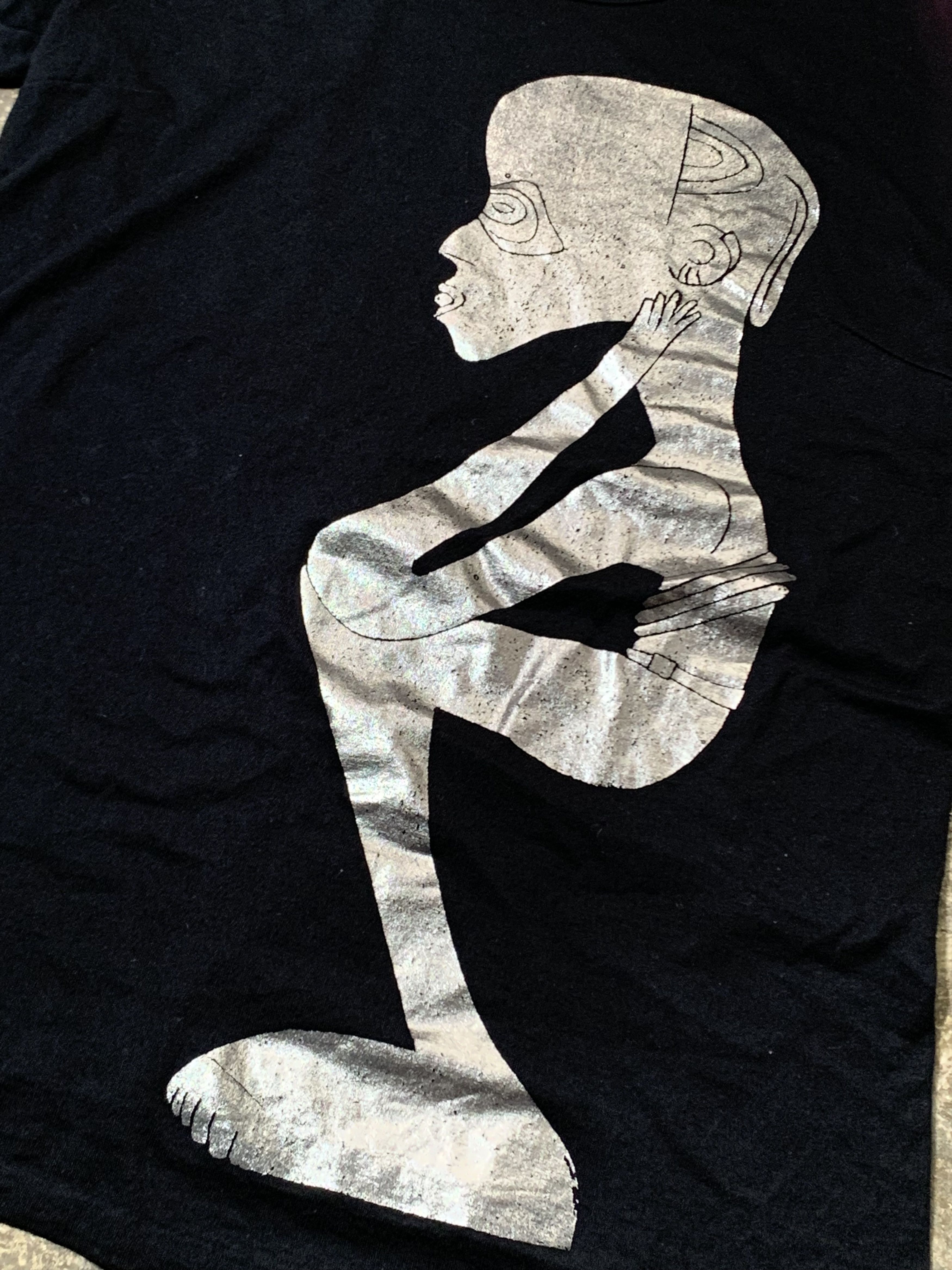 Bajra Bajra Black Graphic Tshirt Size S / US 4 / IT 40 - 2 Thumbnail