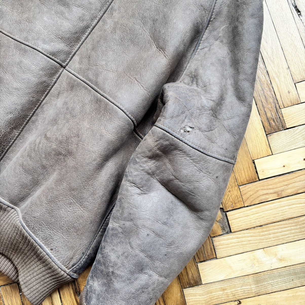 Vintage Last Drop‼️ Vintage 70’s Sheepskin Leather Jacket Size US L / EU 52-54 / 3 - 8 Thumbnail