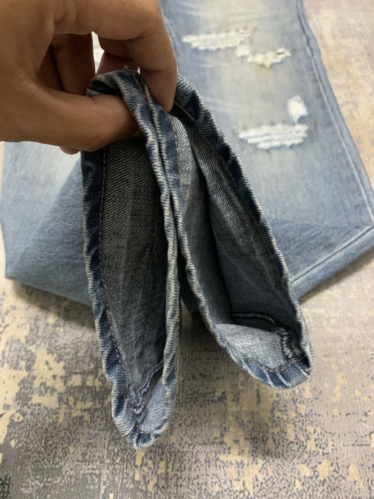 Japanese Brand Zerosail Japanese Brand Double Waist Punk Denim Size US 32 / EU 48 - 5 Thumbnail