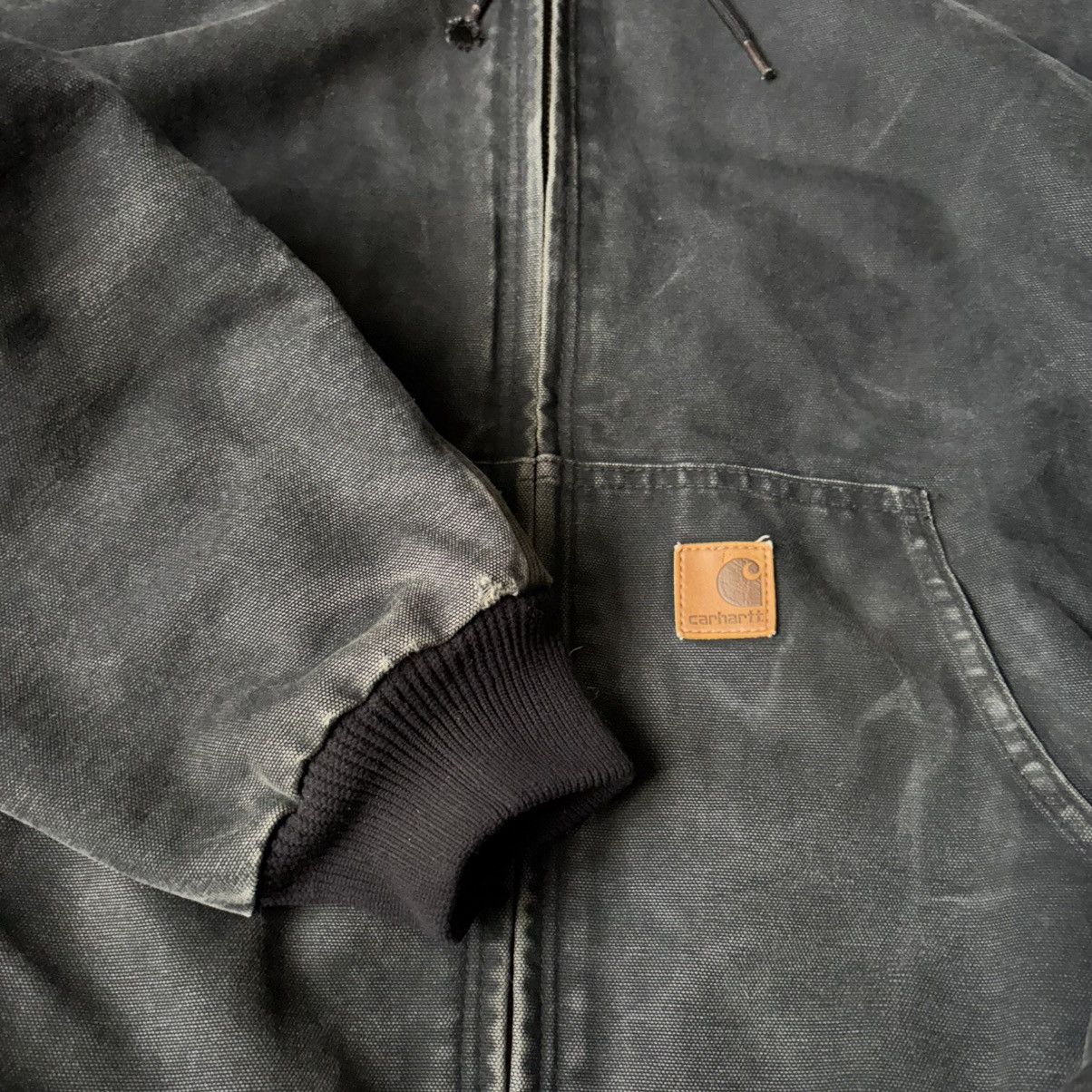 Carhartt J130 BLK CRAZY FADED BLACK CARHARTT ACTIVE JACKET Size US L / EU 52-54 / 3 - 8 Thumbnail