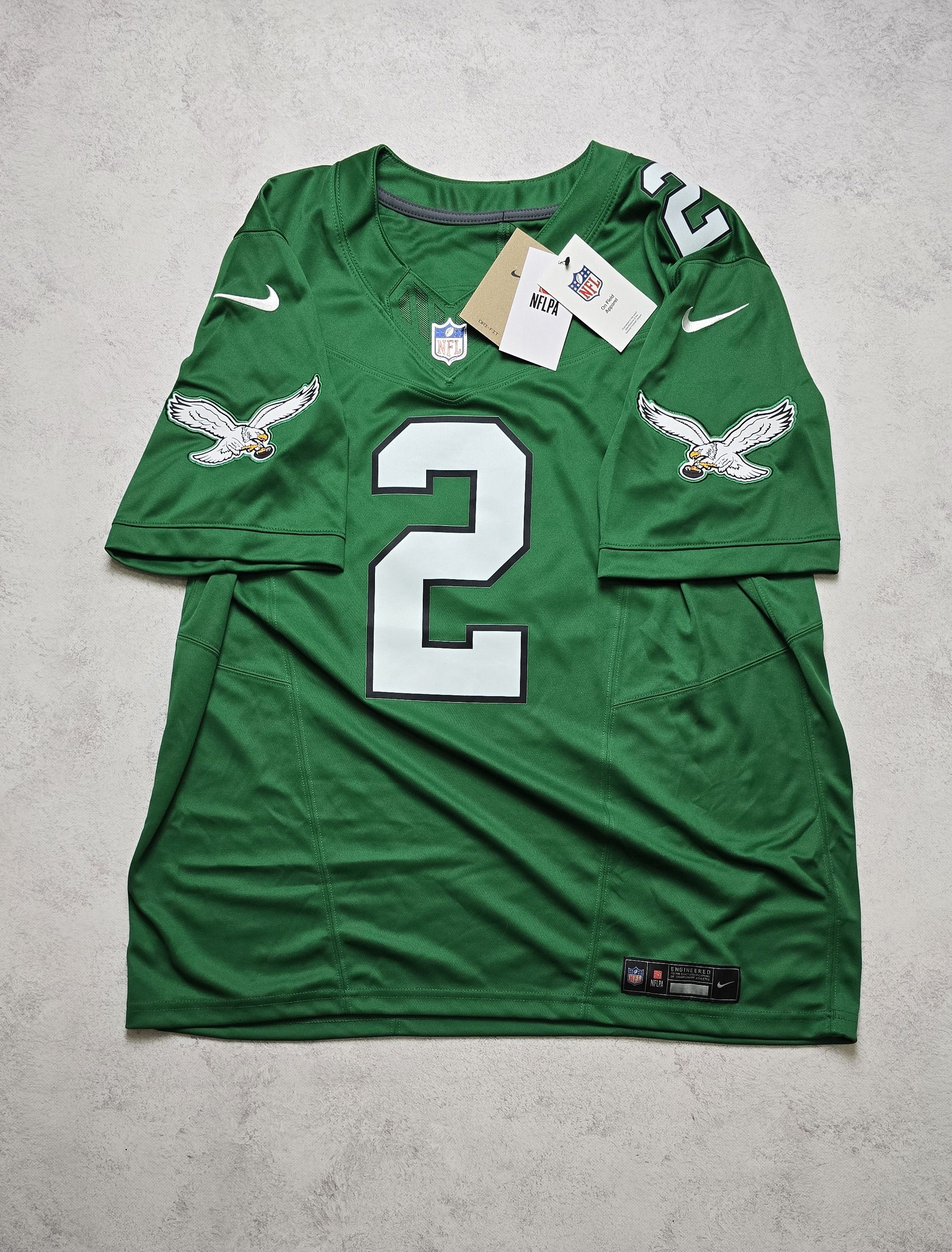 Nike Darius Slay Jr Eagles Vapor FUSE Super Bowl Champions Jersey Size US XL / EU 56 / 4 - 1 Thumbnail