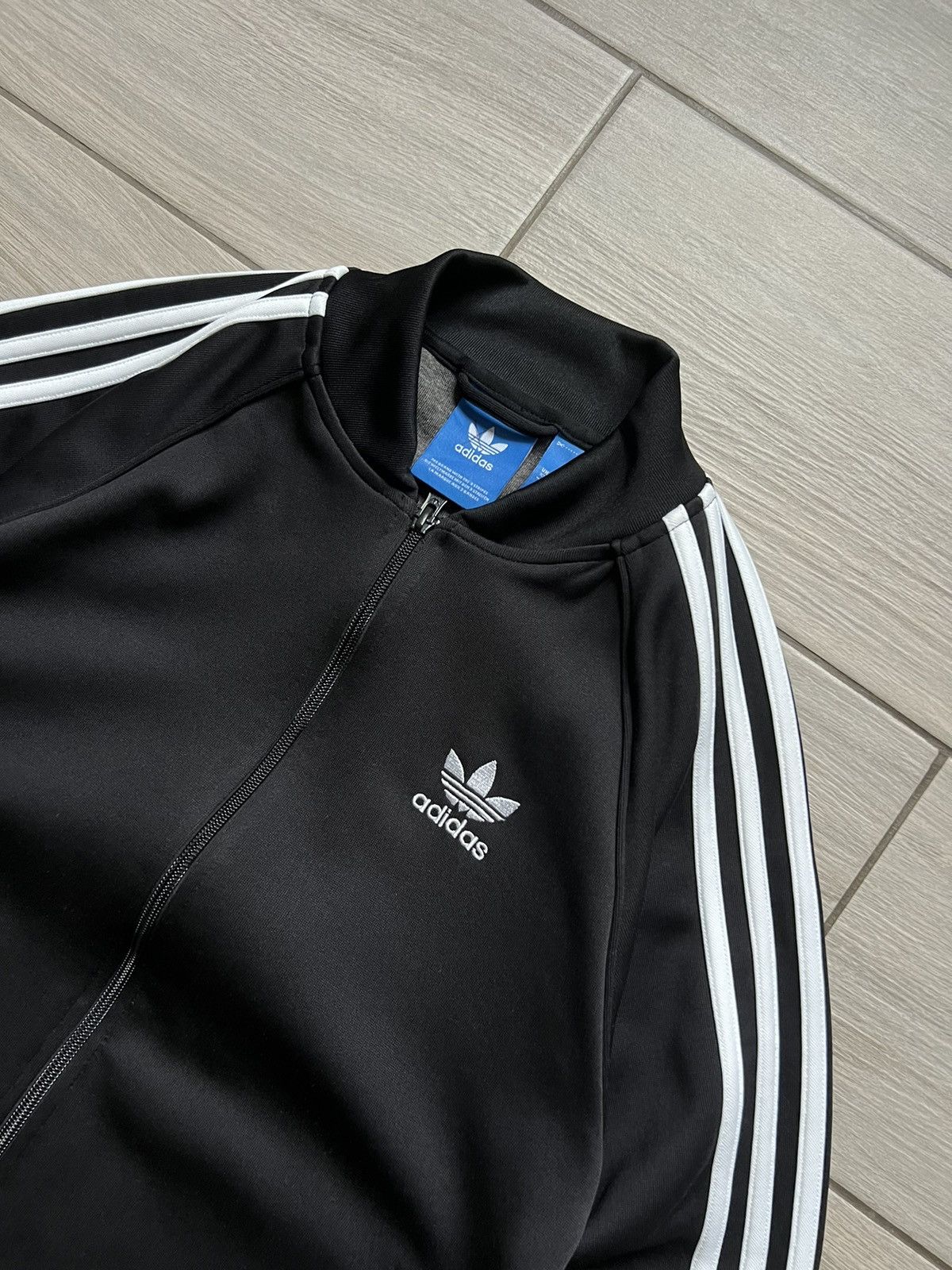 Adidas Adidas Zip Up 3 Stripe Hoodie Balenciaga Style Size US S / EU 44-46 / 1 - 8 Thumbnail