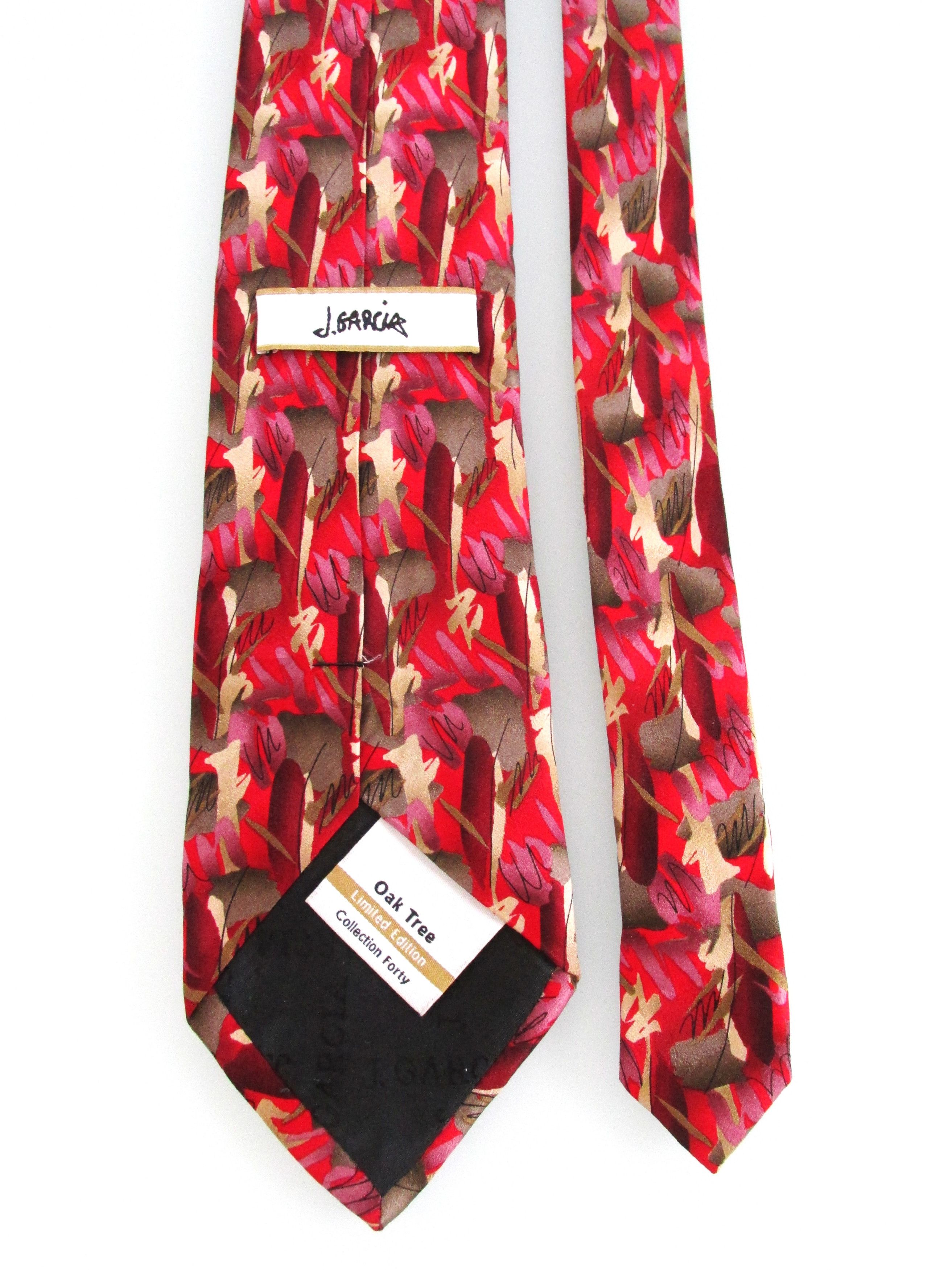 Vintage J. Garcia Men's Silk Tie Size ONE SIZE - 4 Thumbnail