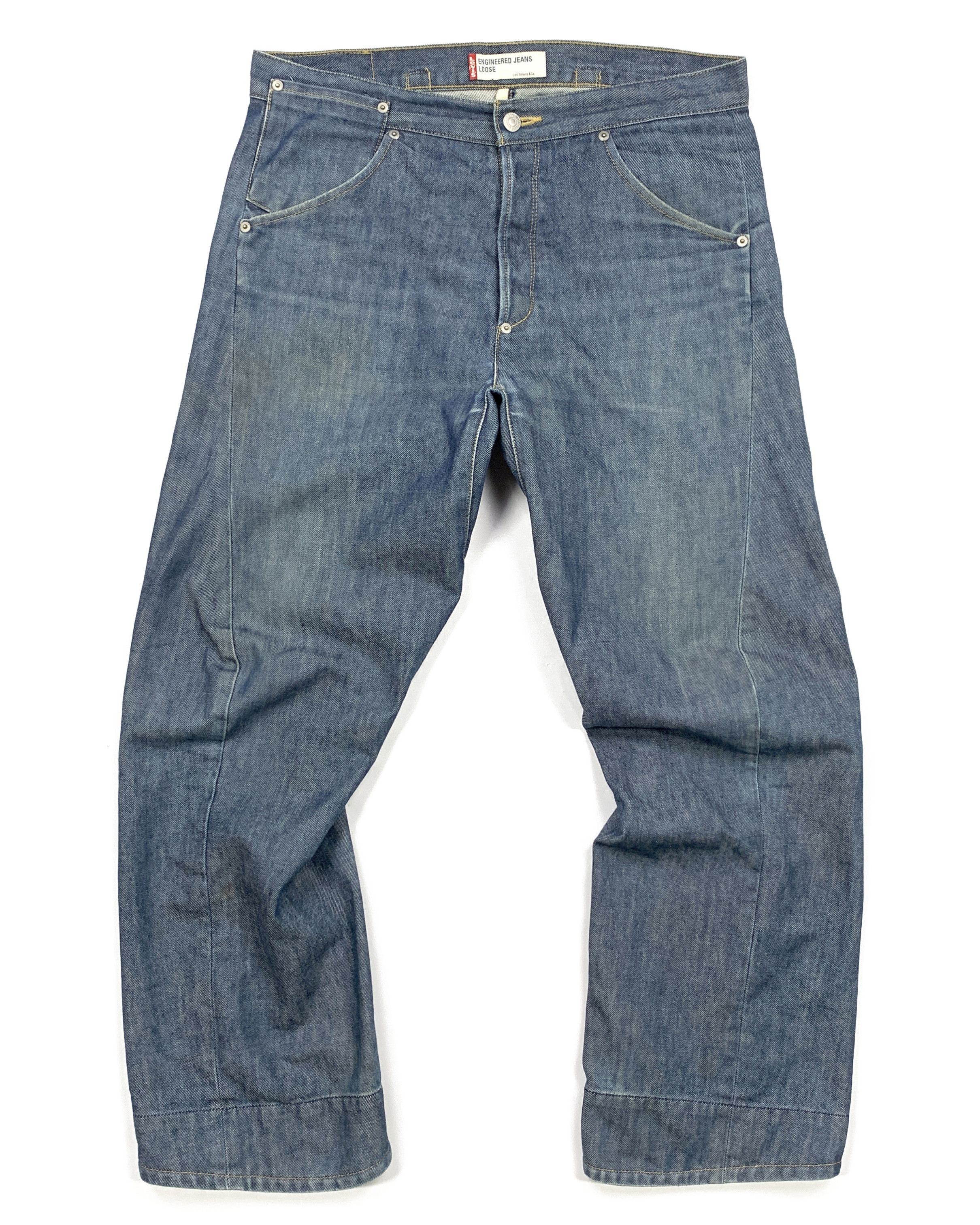 Levi's Engineered 00's Loose Denim Jeans Size US 33 - 1 Thumbnail