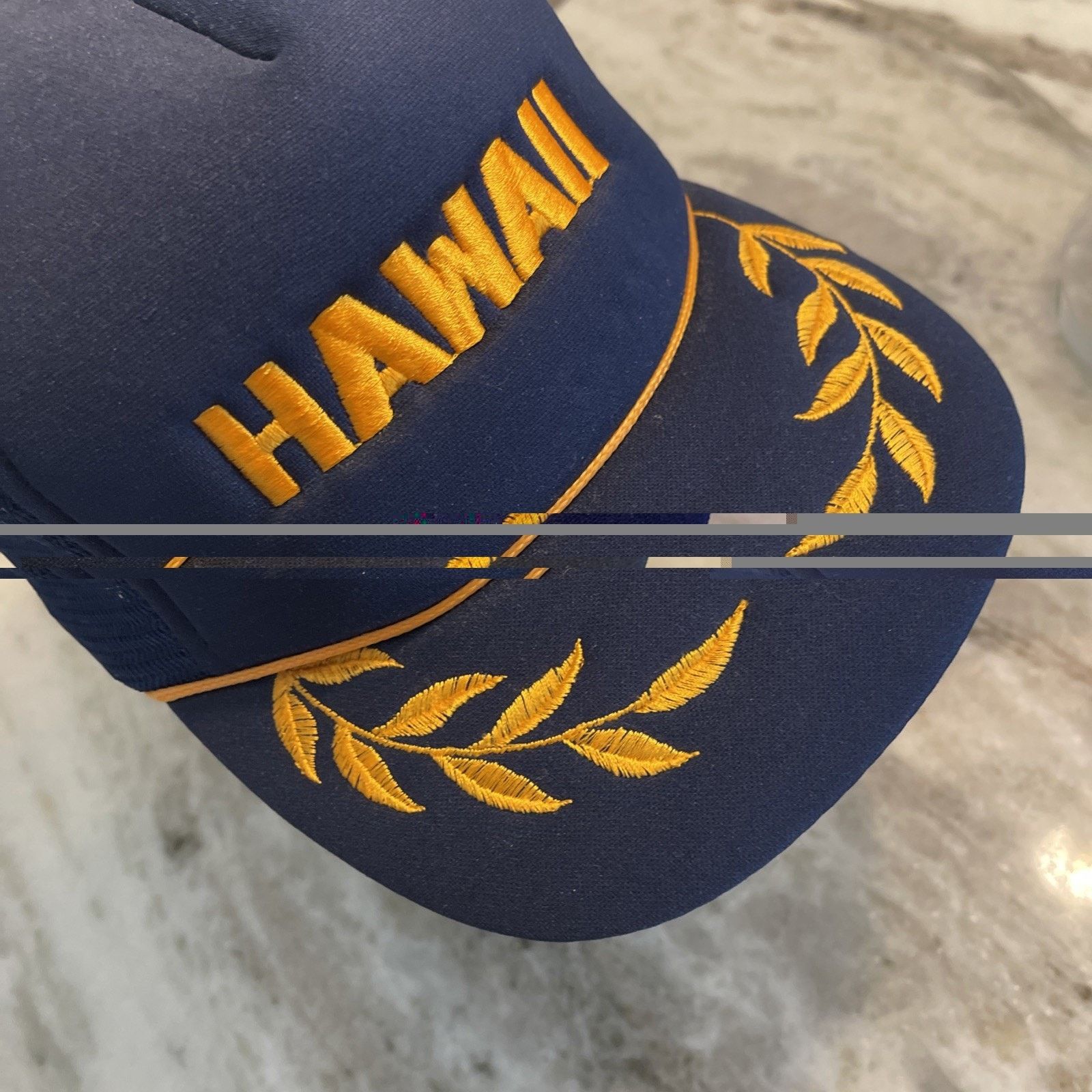 Vintage Vtg 1980's Hawaii Snapback Trucker Mesh Hat Scramble NOS Size ONE SIZE - 5 Thumbnail