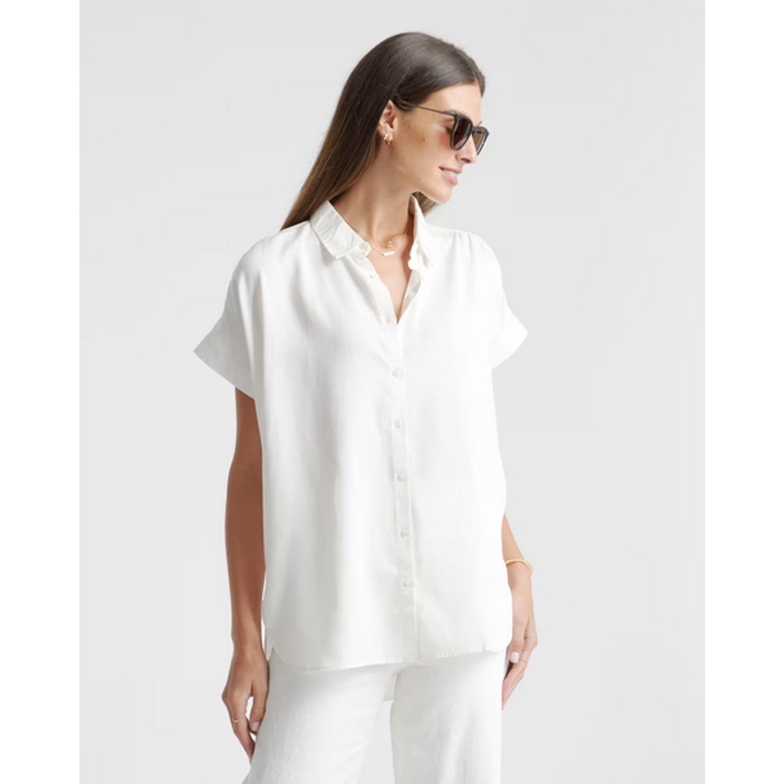 Quince Quince Vintage Wash Tencel Camp Shirt Size s NWT Size L / US 10 / IT 46 - 1 Thumbnail