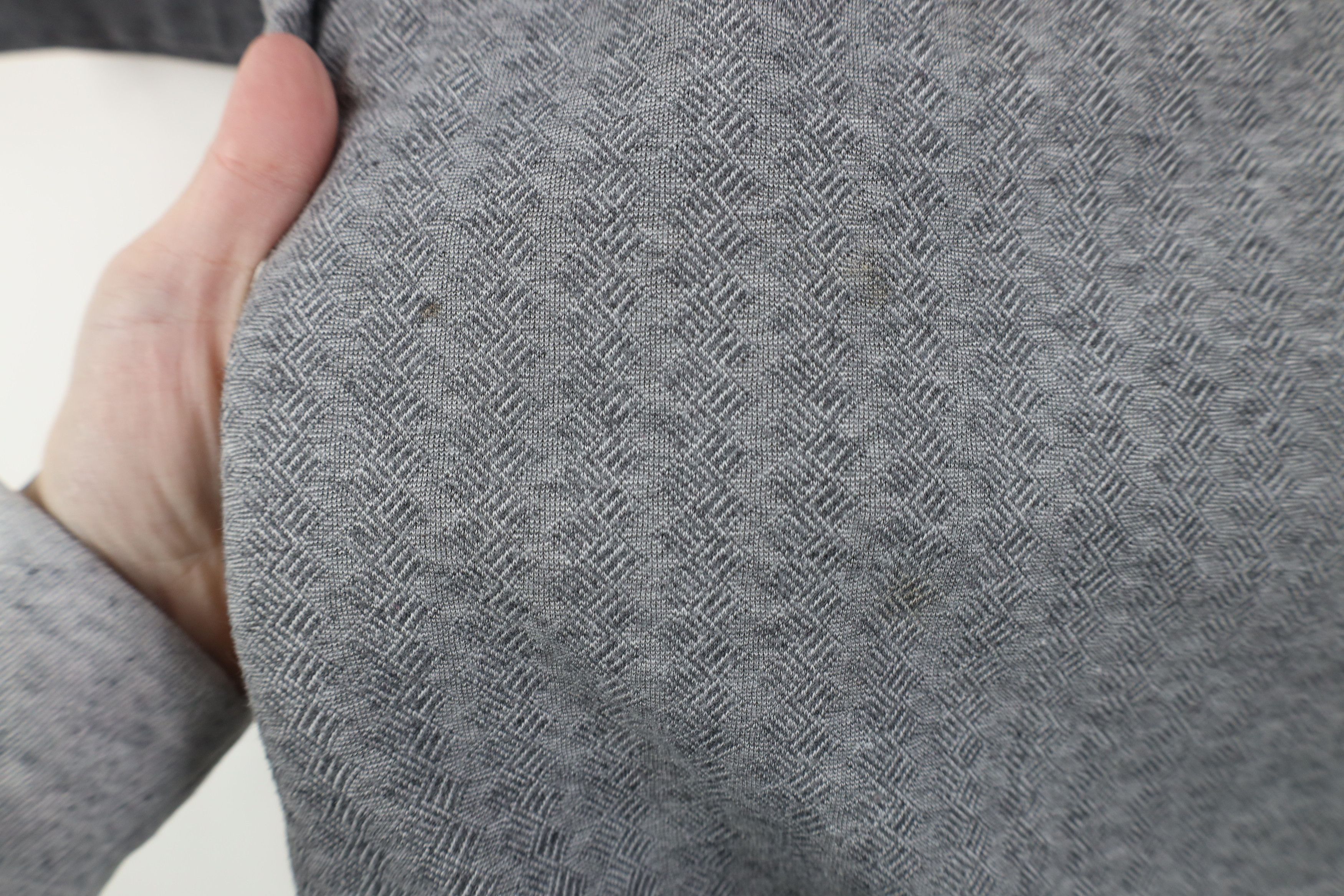 Vintage Vintage 90s Streetwear Geometric Pullover Polo Shirt Gray Size US L / EU 52-54 / 3 - 9 Thumbnail