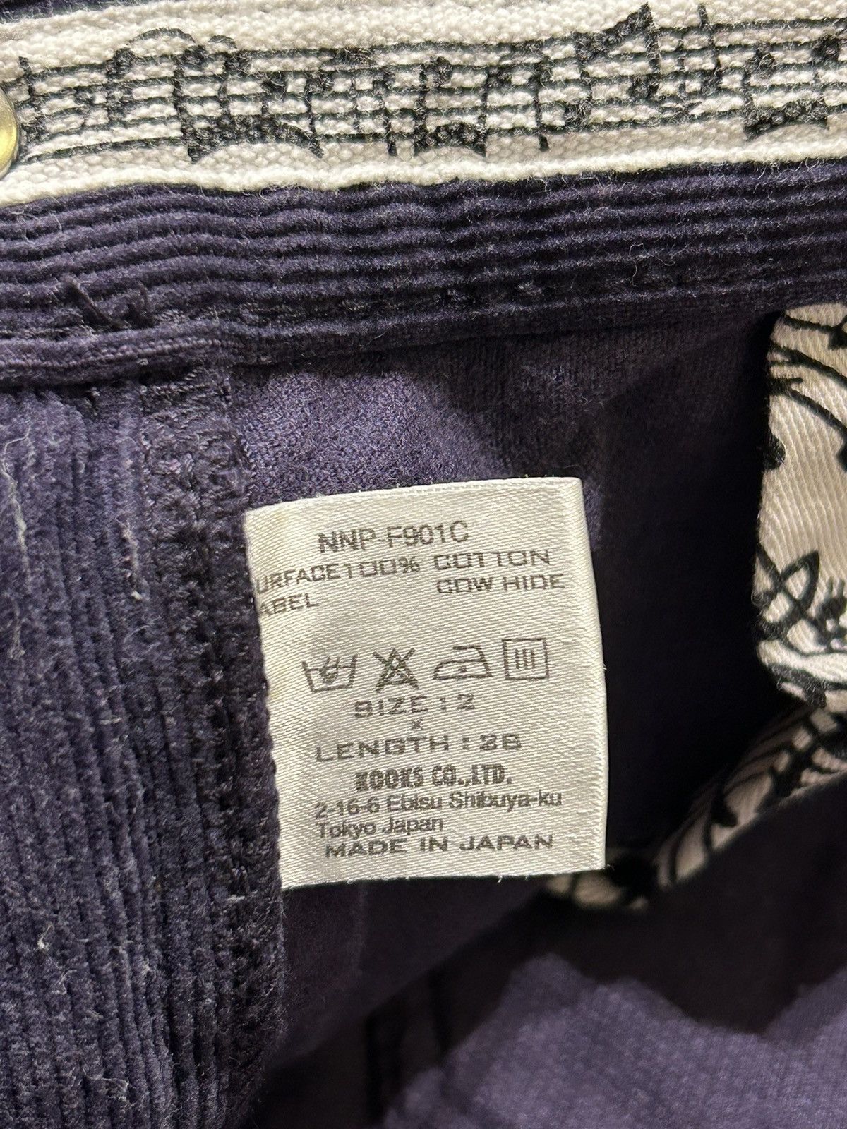 Number (N)ine Number (N)ine Corduroy Pants Indigo Size US 28 / EU 44 - 4 Thumbnail