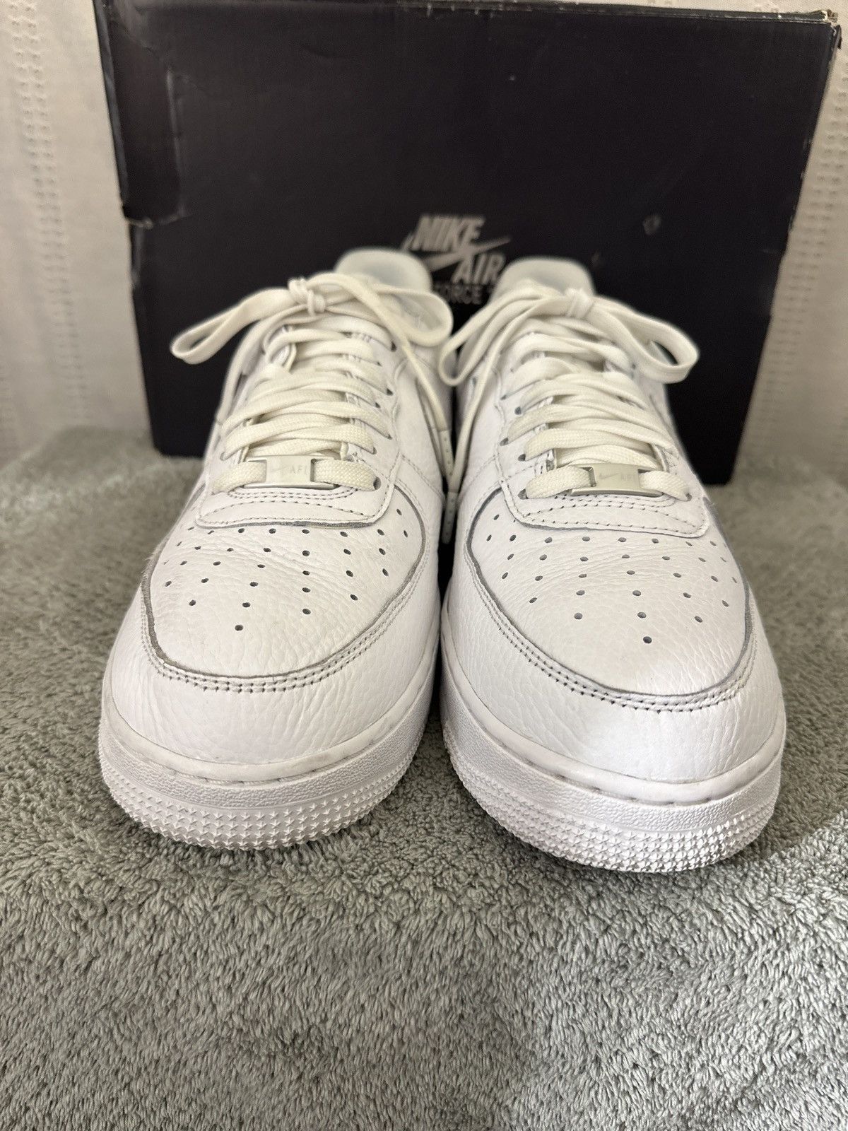 Nike NikeAir Force 1 '07 Craft 'White Vast Grey Size US 11.5 / EU 44-45 - 3 Thumbnail