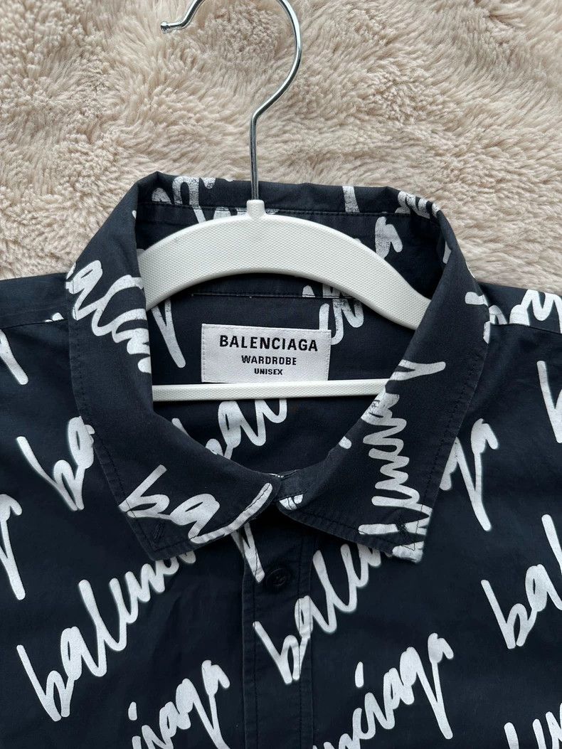 Balenciaga Balenciaga size 36 Dark blue barrage light luxury shirt+bi Size S / US 4 / IT 40 - 3 Thumbnail