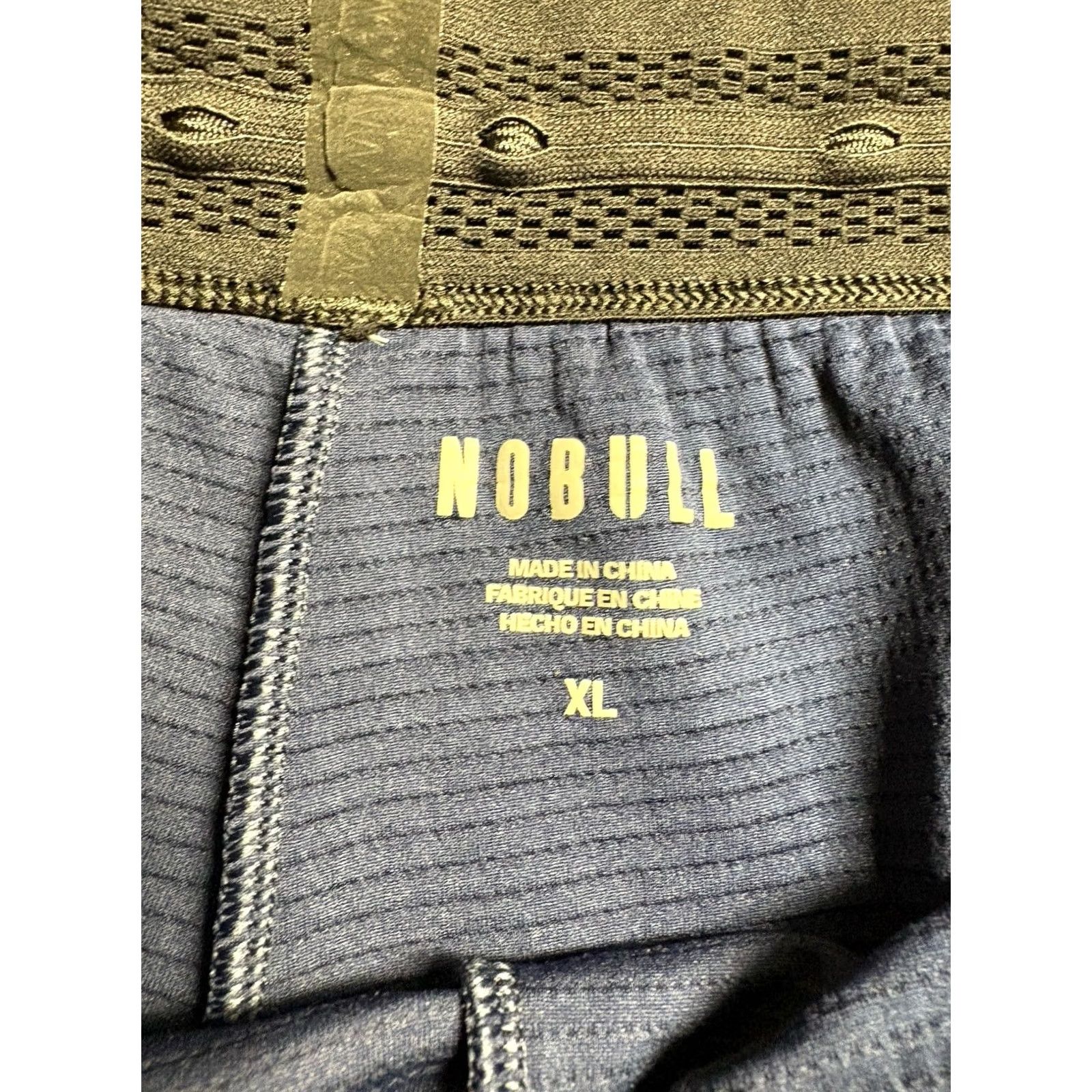 Vintage NOBULL Shorts Mens XL Blue Athletic Training Gym Stretch 7” Unlined Size US 36 / EU 52 - 3 Thumbnail