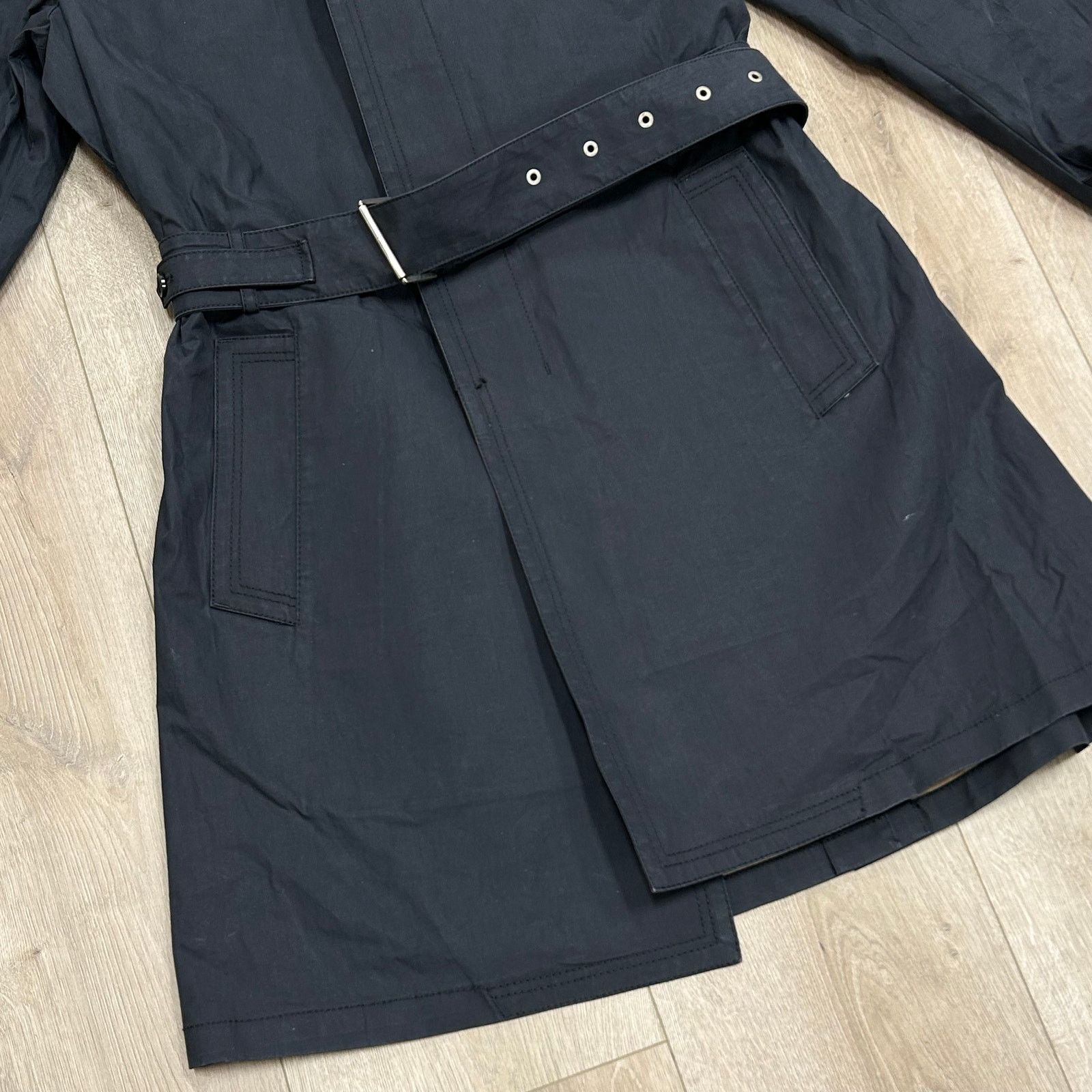 Gucci Gucci Navy Hooded Trench Coat Jacket size 50 B5 Size US M / EU 48-50 / 2 - 3 Thumbnail