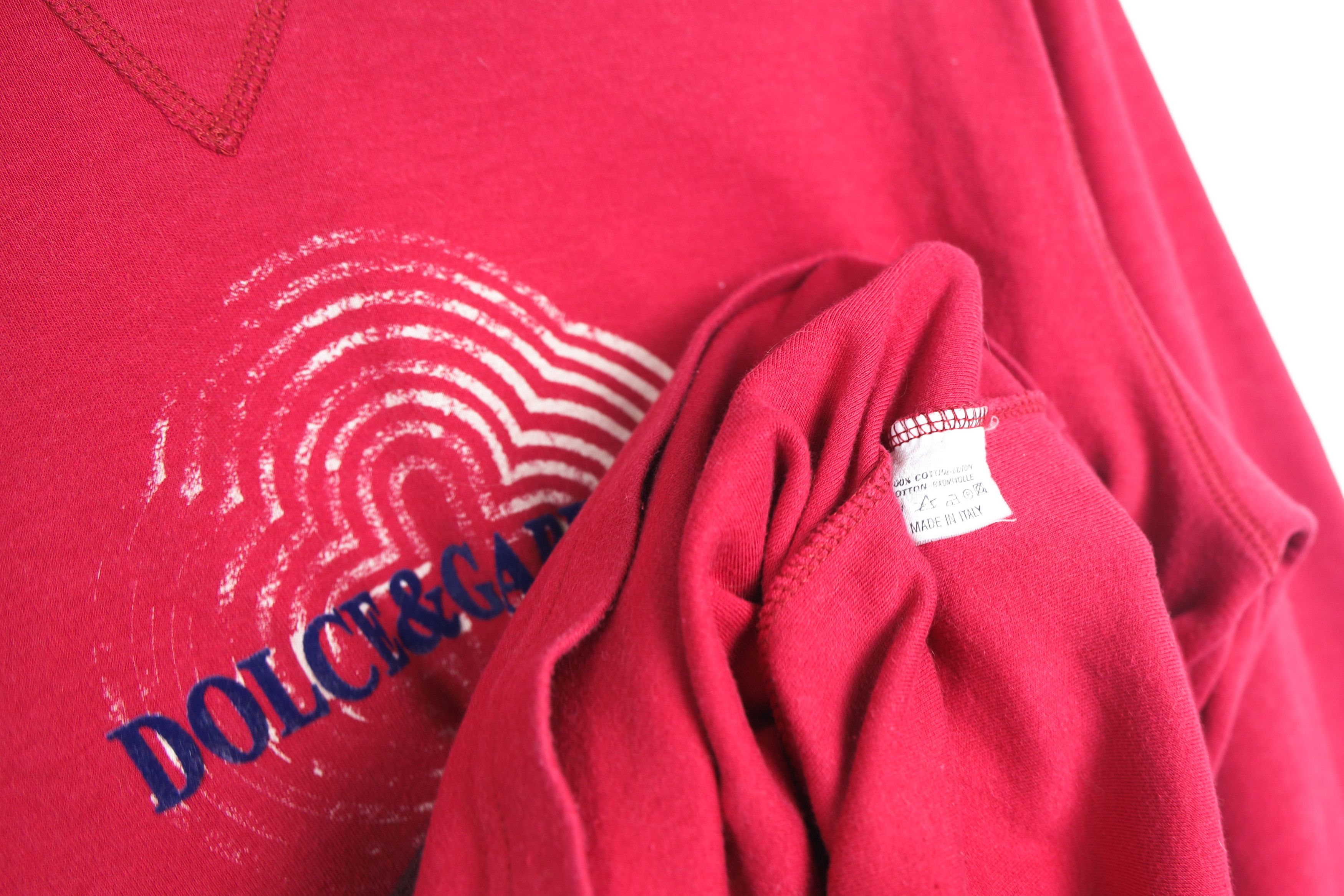 Dolce & Gabbana Vintage Dolce & Gabbana Big Logo Crew Long Sleeve T-shirt Size US M / EU 48-50 / 2 - 9 Thumbnail