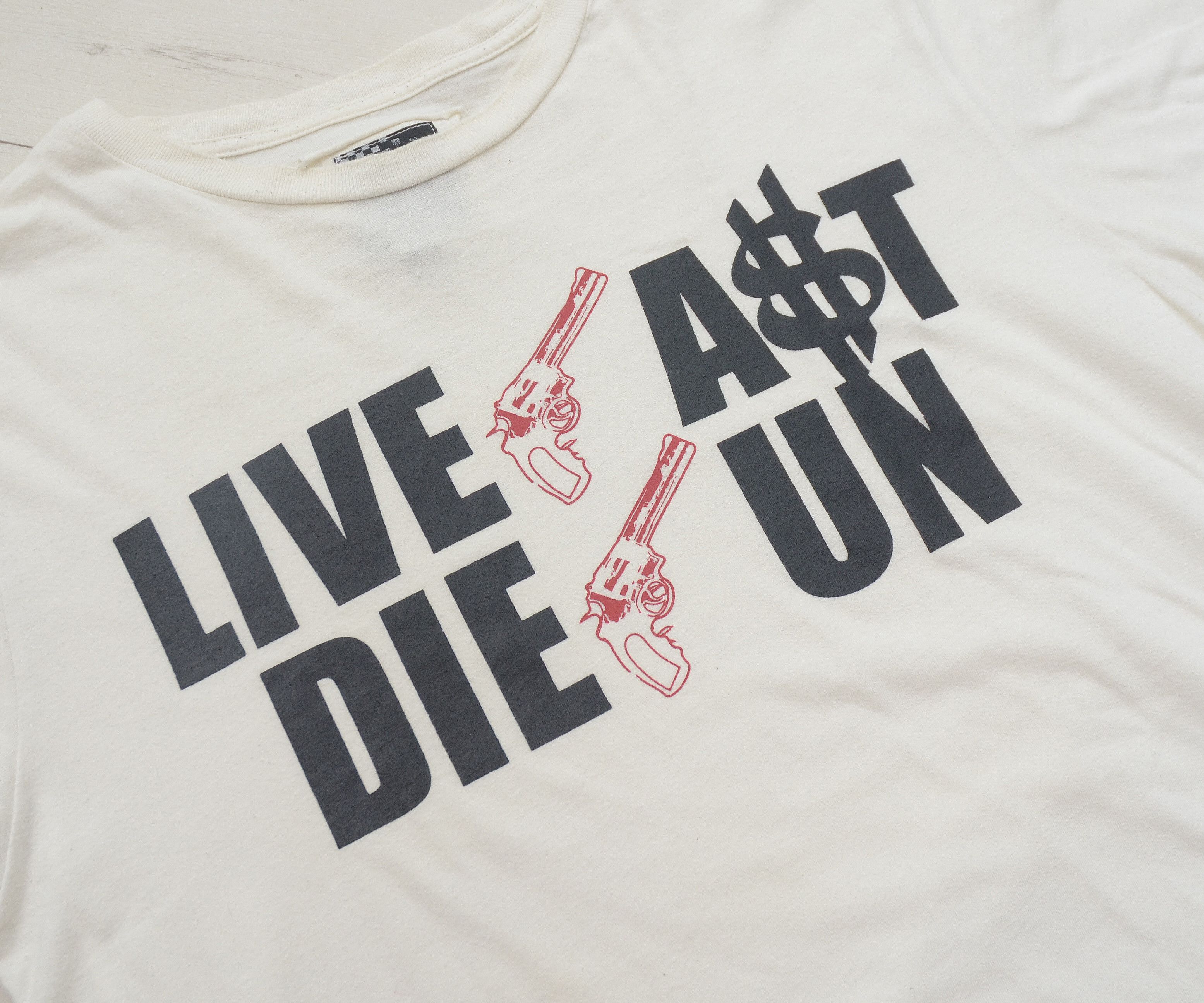 Rap Tees × Vintage Revolver Arm Print Vintage T-shirt Jam52 Y2K Tee Rap Size US L / EU 52-54 / 3 - 4 Thumbnail