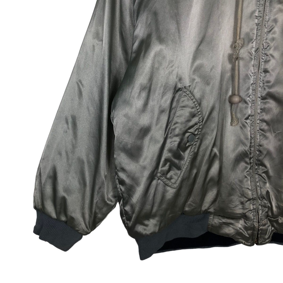 Japanese Brand 🔥Reversible Bomber Jacket American Sport No Time Lose Size US M / EU 48-50 / 2 - 15 Thumbnail