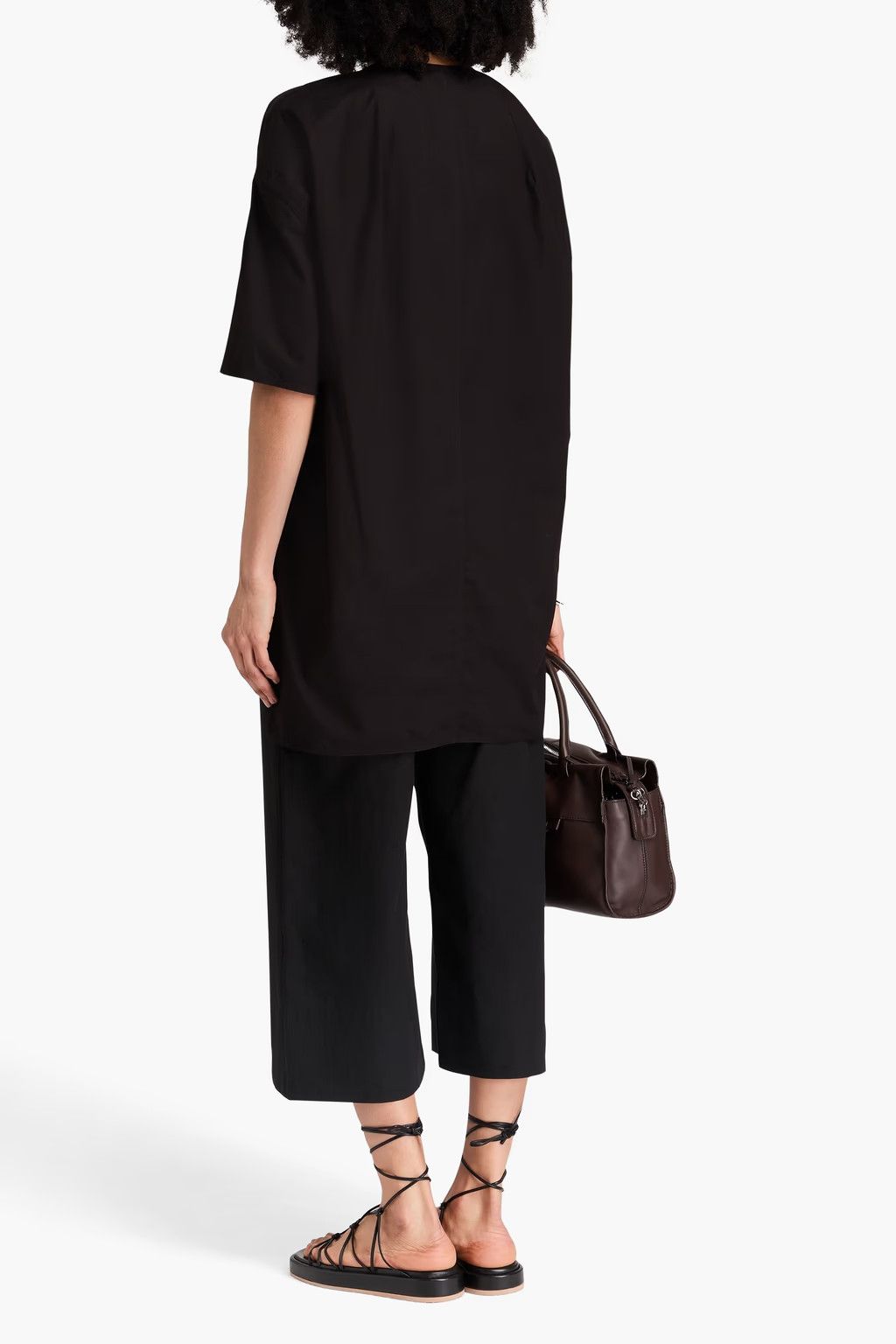 Rick Owens o1y0126 Blouse in Black Size S / US 4 / IT 40 - 3 Thumbnail