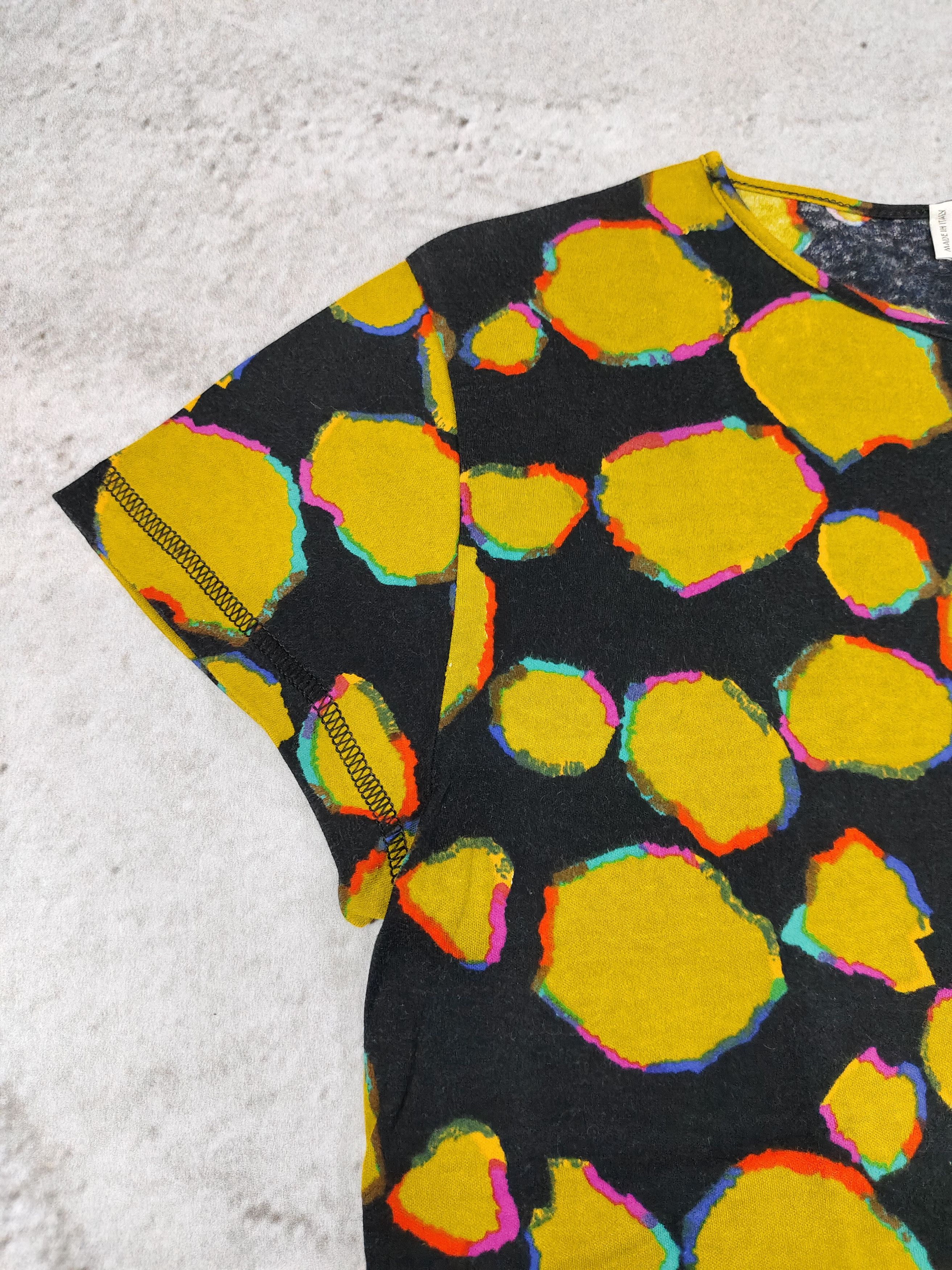 Missoni 90s Missoni Donna-Abstract Pebble Dot Multicolor Pattern Top Size M / US 6-8 / IT 42-44 - 3 Thumbnail