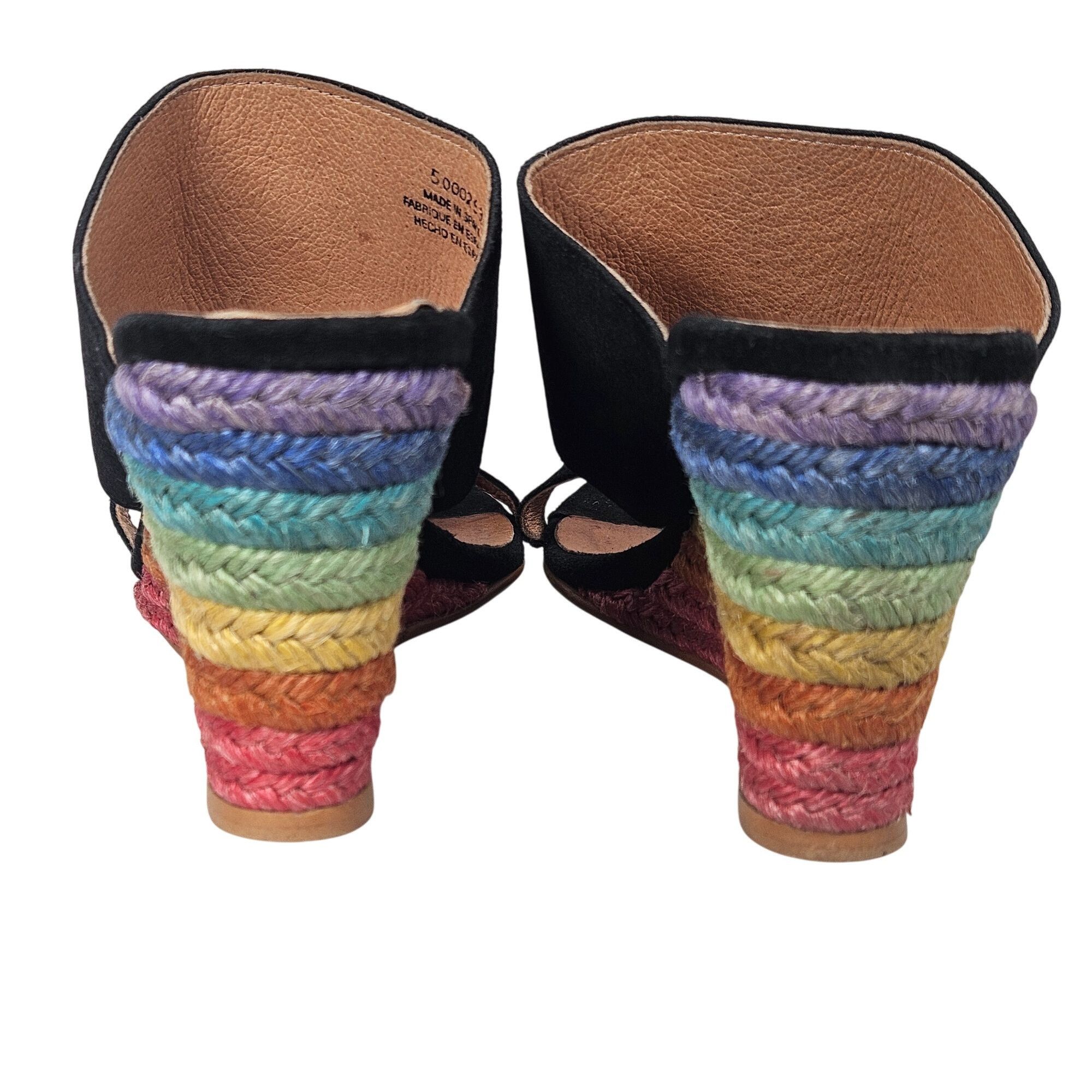 Free People Free People Black Women Espadrille Sandal 7.5 Rainbow Boho F Size US 7.5 / IT 37.5 - 8 Thumbnail