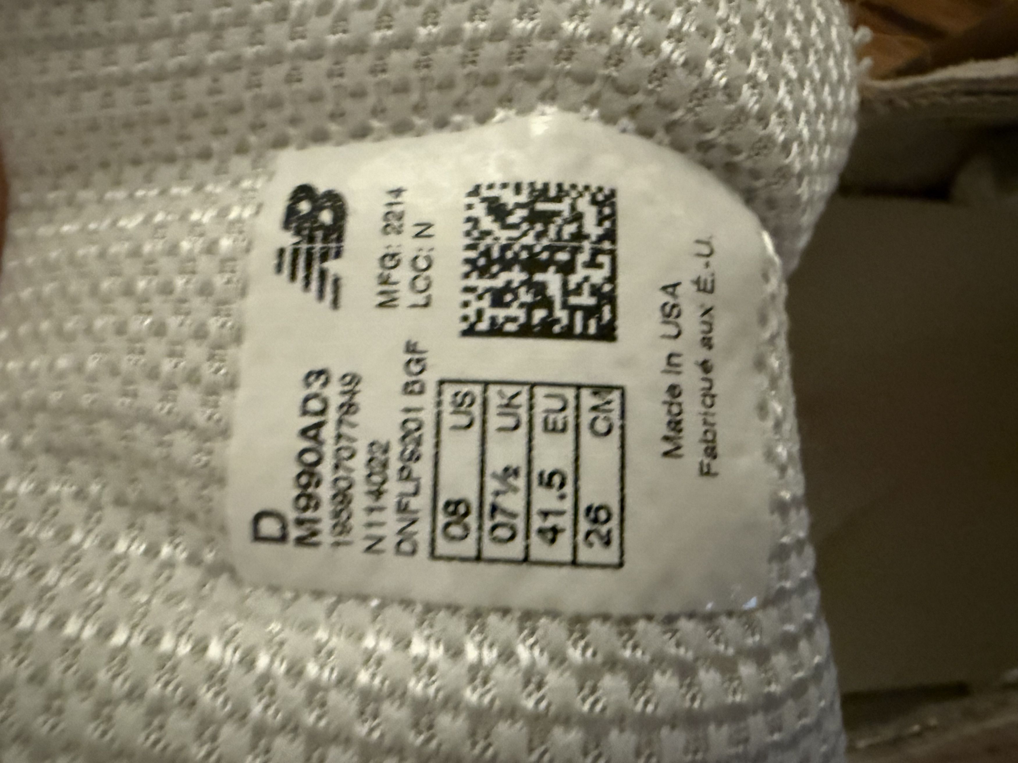 New Balance New Balance Teddy Santis x 990v3 Made in USA Moonbeam Size US 8 / EU 41 - 3 Thumbnail