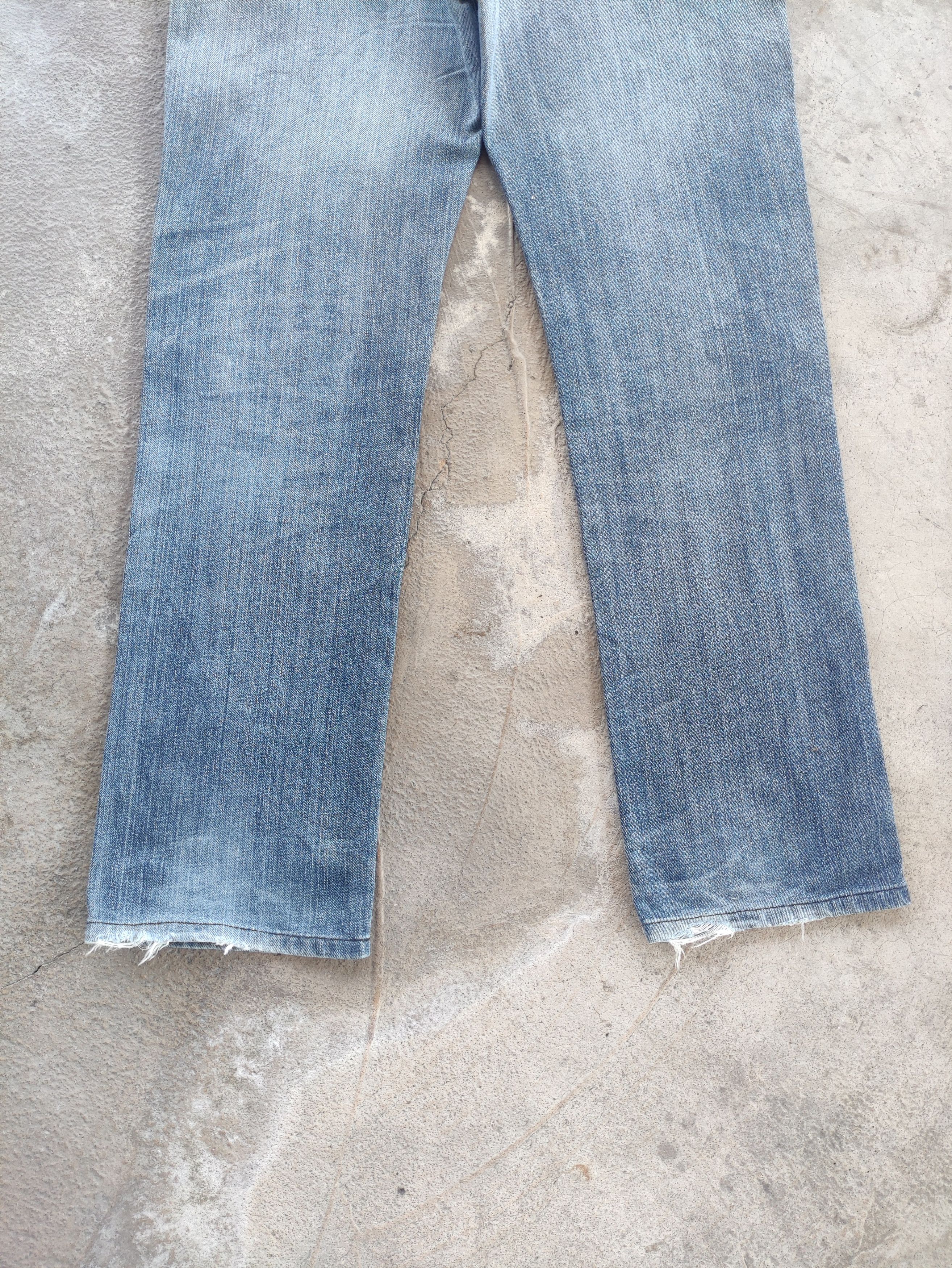 Japanese Brand Vintage Japanese Jean Distressed Faded Denim Pants Size US 36 / EU 52 - 10 Thumbnail