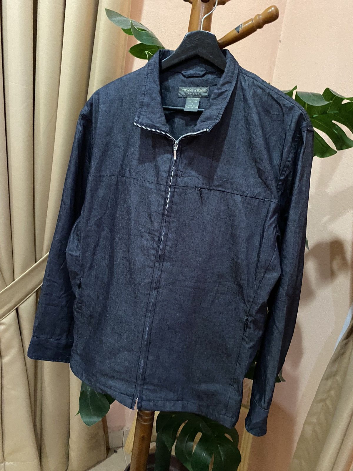 Japanese Brand D’Homme à Homme Stretch Fabric Jacket - Sleek Modern Style Size US M / EU 48-50 / 2 - 4 Thumbnail