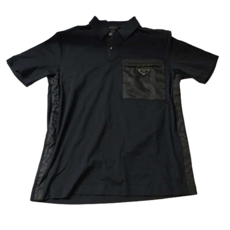 Prada Prada Cotton Polo Shirt with Pocket-2506 Size US S / EU 44-46 / 1 - 6 Thumbnail