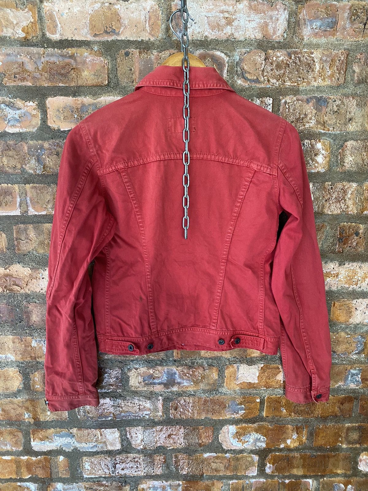 Dolce & Gabbana 2000s DG red lights trucker Jacket Size US XS / EU 42 / 0 - 10 Thumbnail