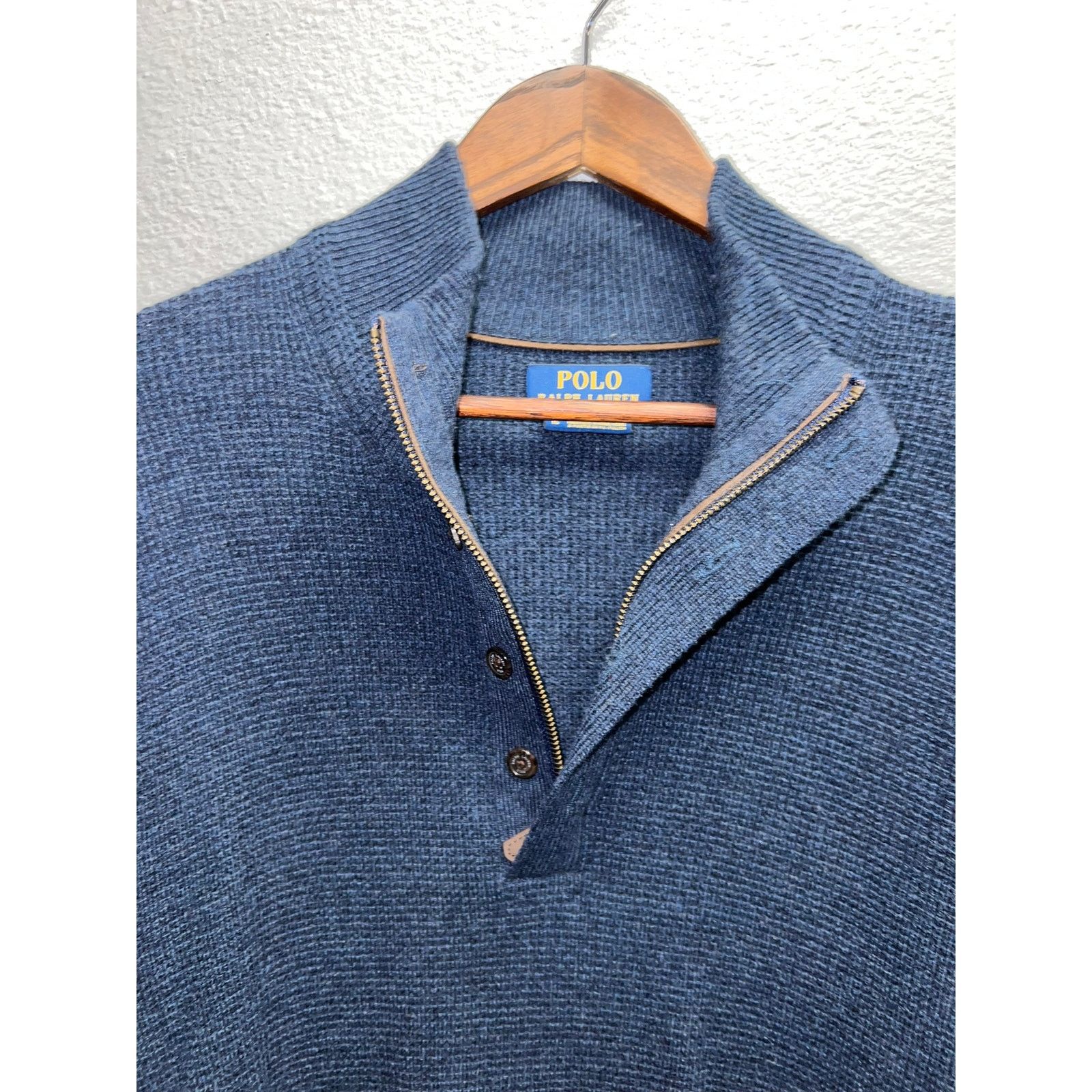 Polo Ralph Lauren Polo Ralph Lauren 1/4 Zip Sweater PRL Hong Kong Blue XL Size US XL / EU 56 / 4 - 2 Thumbnail