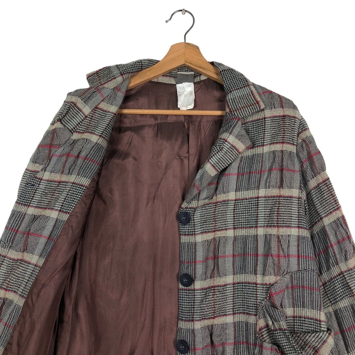 Vintage 🔥Vintage Lilith Plaid Wool Blend Chore Jacket Issey Miyake Size US M / EU 48-50 / 2 - 12 Thumbnail