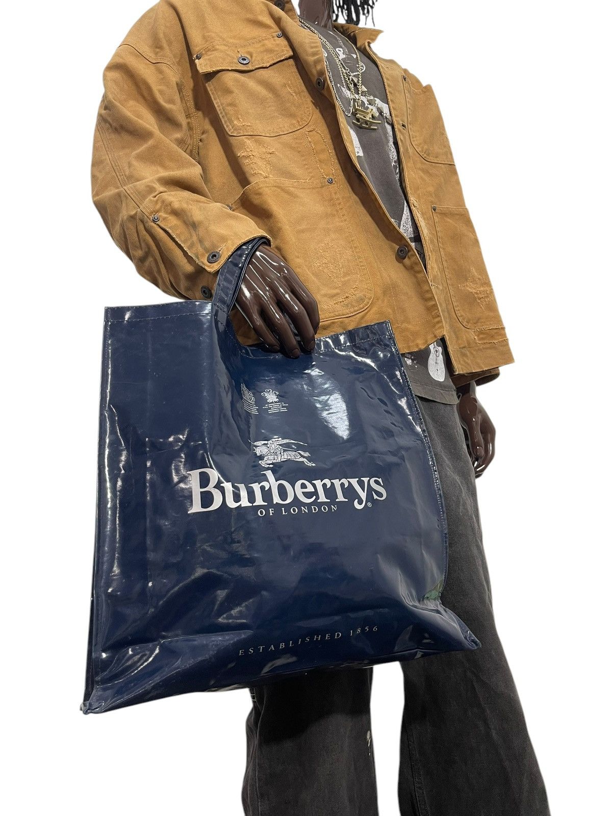 Burberry Limited Weatherproof Burberry’s Vintage Tote Bag 1🟩2 Size ONE SIZE - 3 Thumbnail