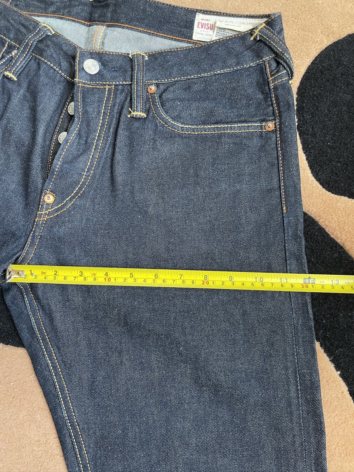 Evisu EVISU lion golden daicock style jeans size：32x34 Size US 32 / EU 48 - 12 Thumbnail