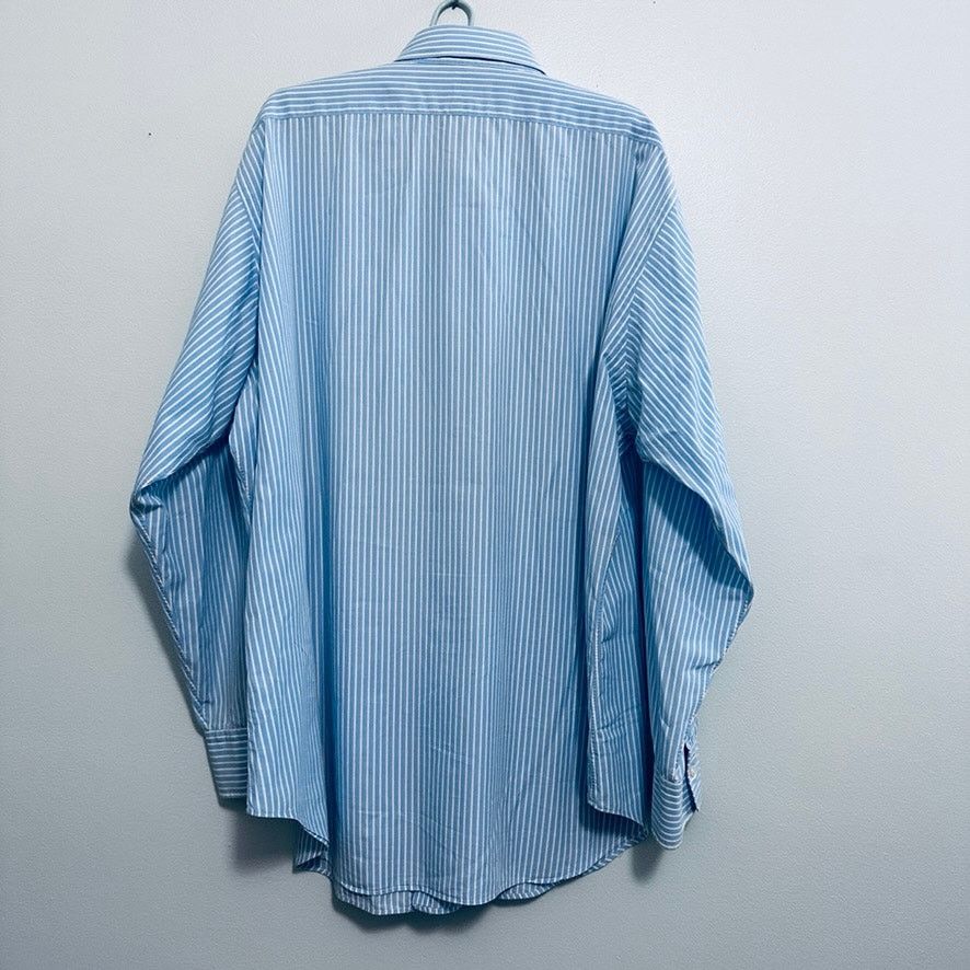 Polo Ralph Lauren Polo Ralph Lauren blue striped Andrew button down Size US XL / EU 56 / 4 - 3 Thumbnail