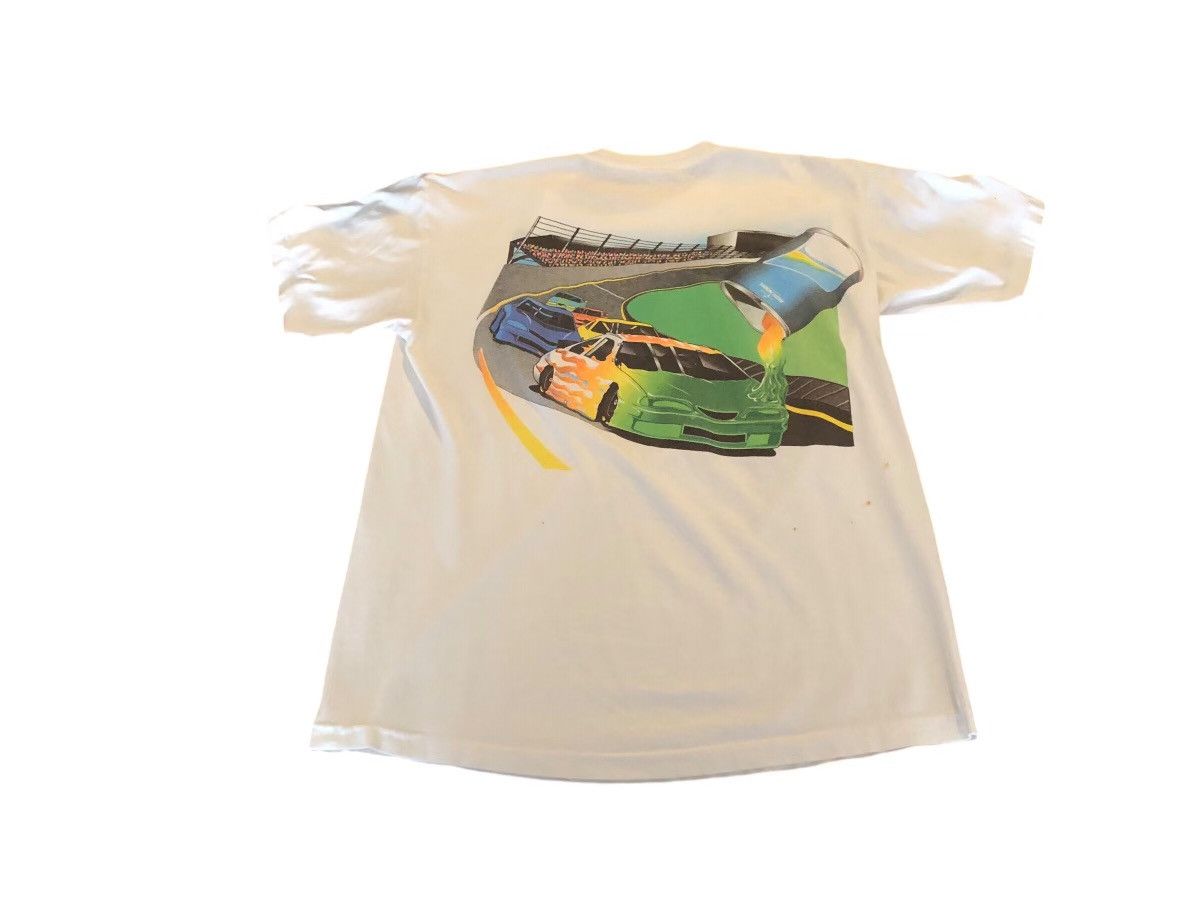 Vintage Vintage 90s Akzo Nobel Racing T Shirt S/L Size US L / EU 52-54 / 3 - 1 Thumbnail