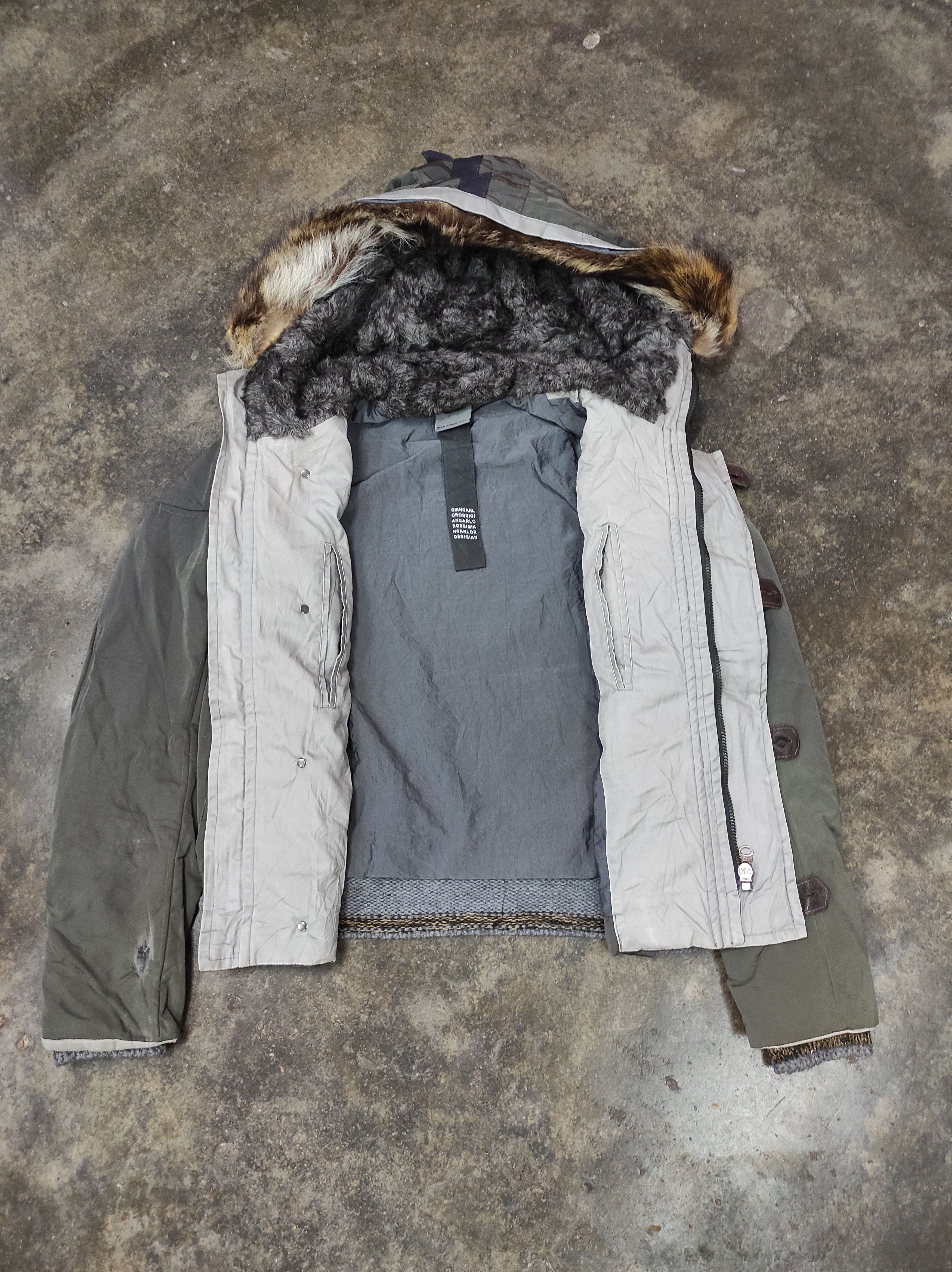GIAN CARLO ROSSI GIAN CARLO ROSSI FUX PARKA JACKET DISTRESSED Size US S / EU 44-46 / 1 - 6 Thumbnail
