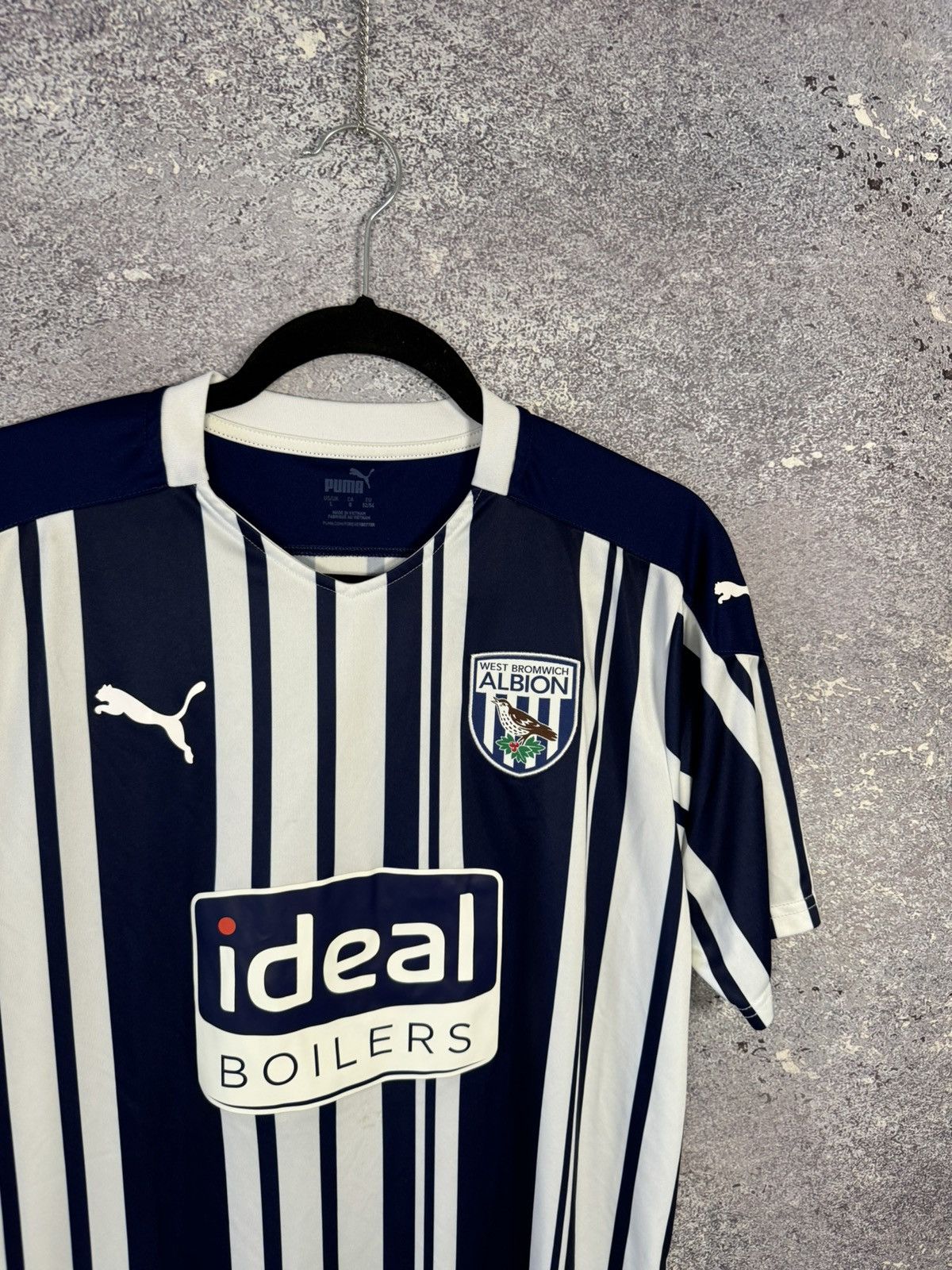 Puma × Vintage Vintage West Bromwich 2020/21 Puma Jersey blokcore Size US L / EU 52-54 / 3 - 3 Thumbnail
