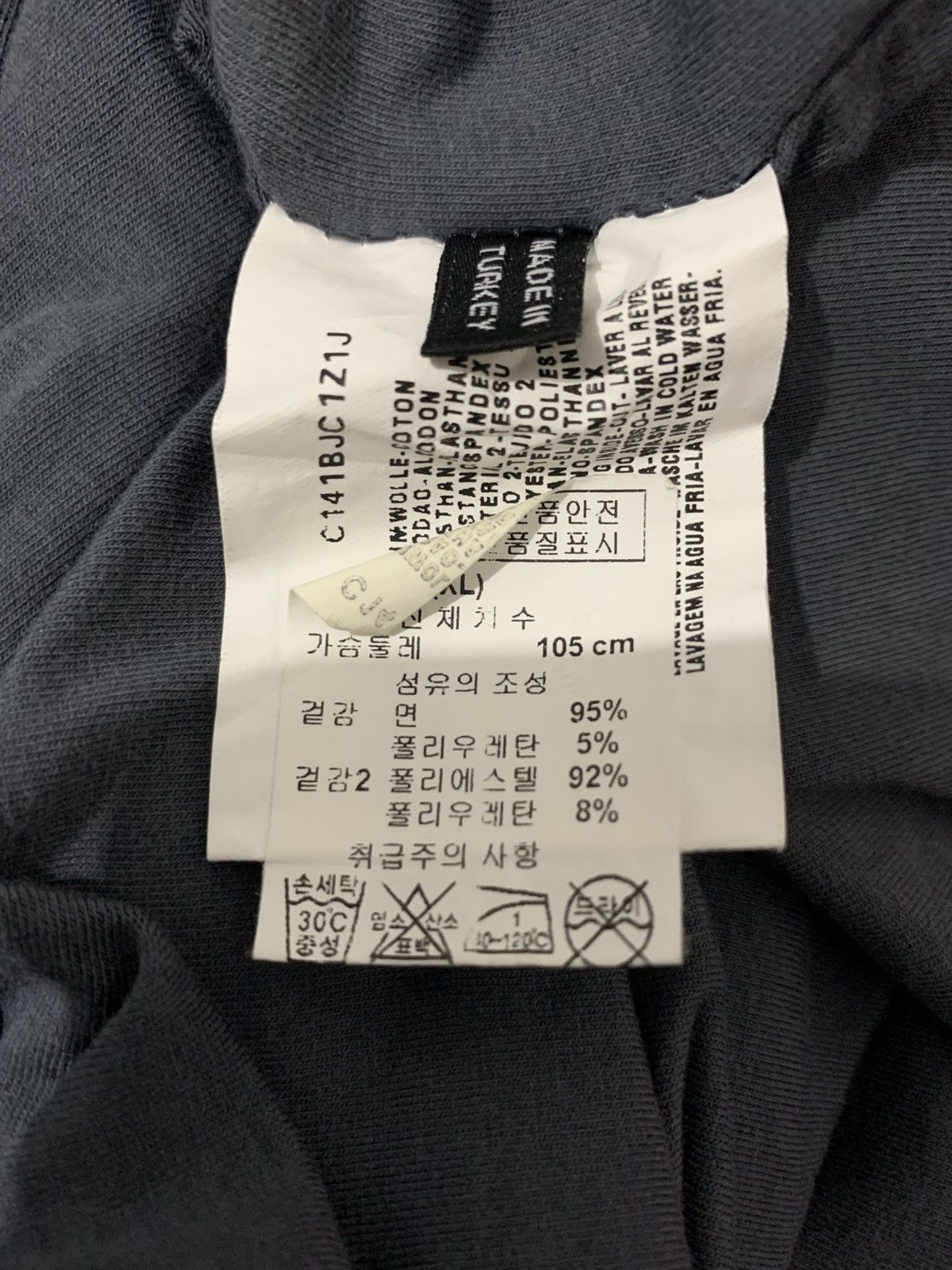 Emporio Armani Emporio Armani Texture Zip Up Size US XL / EU 56 / 4 - 8 Thumbnail