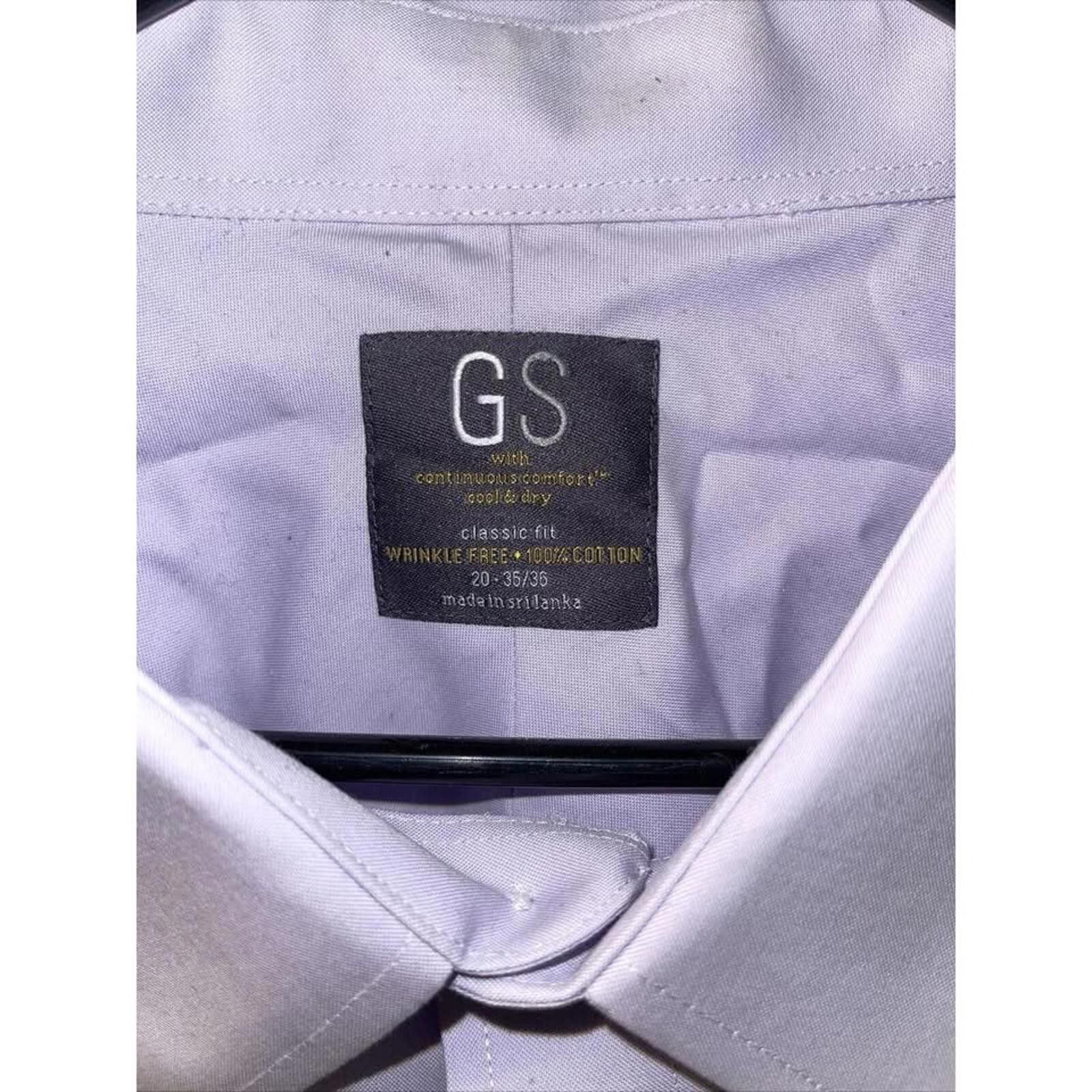 Other GS Men's Wrinkle-Free Long Sleeve Shirt - Light Purple Size US XXL / EU 58 / 5 - 2 Thumbnail