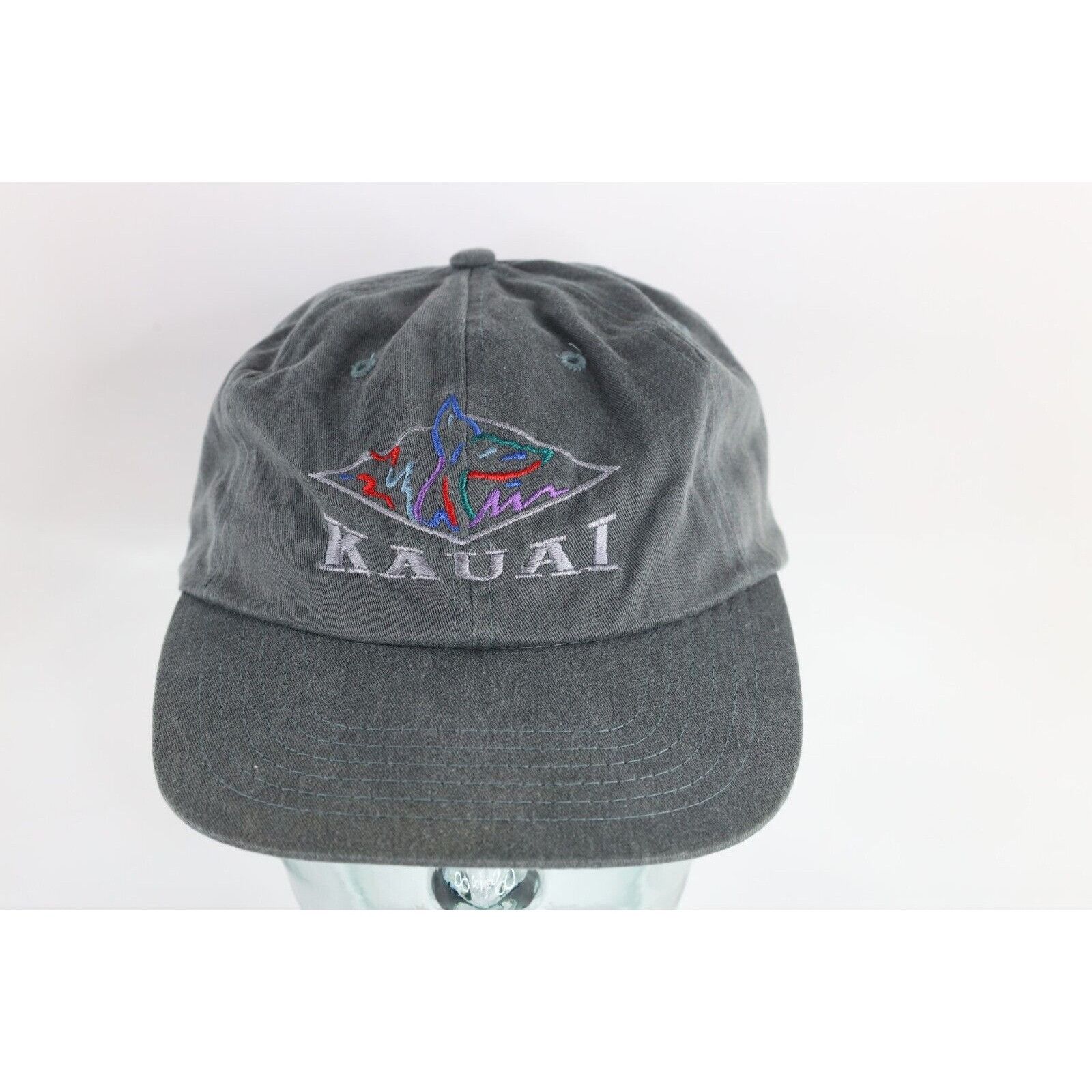 Vintage Deadstock Vintage 90s Streetwear Stonewash Kauai Whale Hat Size ONE SIZE - 1 Thumbnail