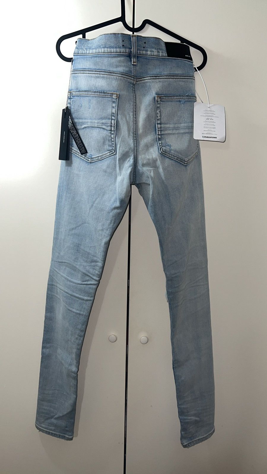 Amiri Amiri MX1 Camo jeans light indigo denim Size US 30 / EU 46 - 2 Thumbnail