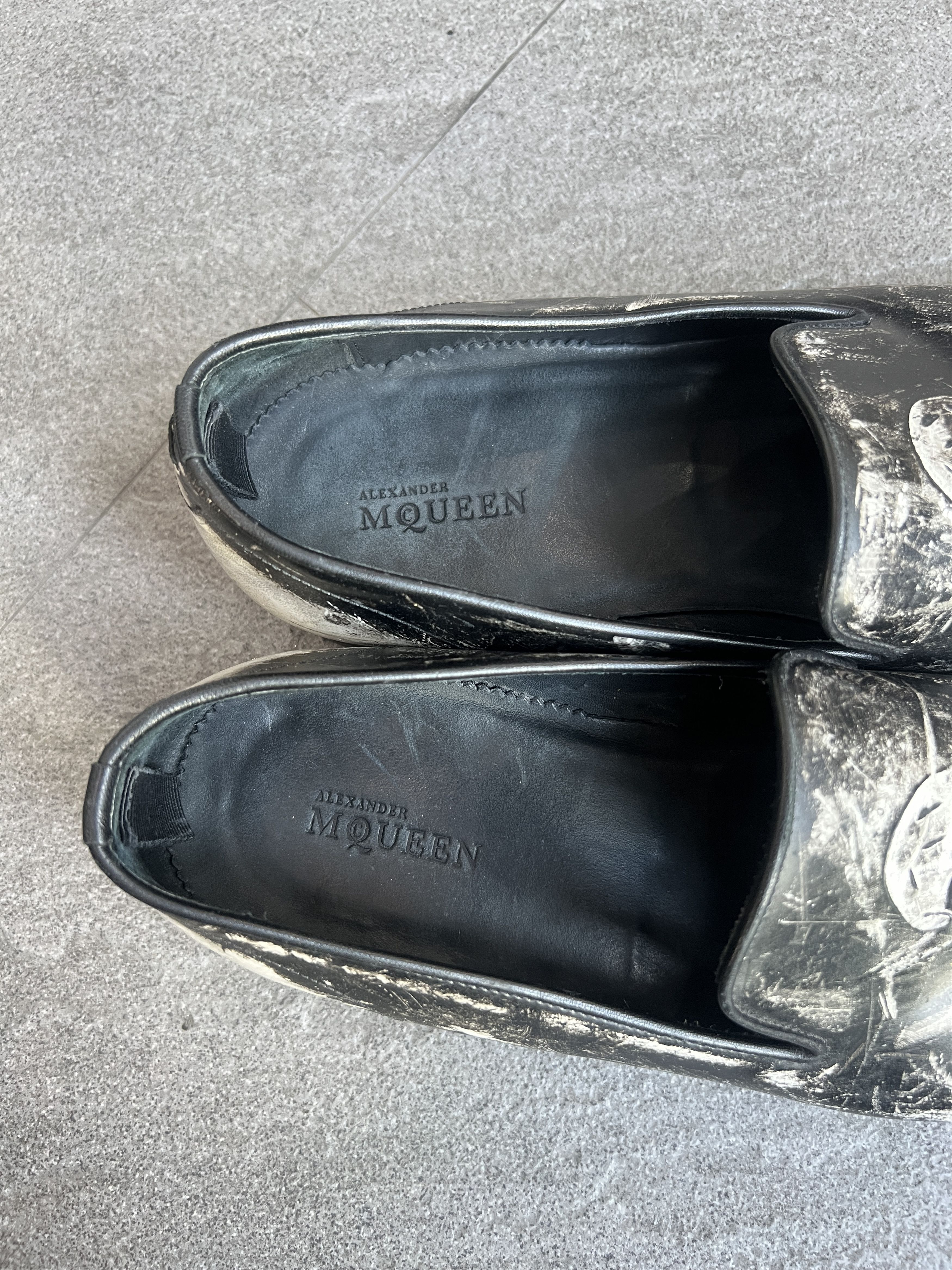 Alexander McQueen Alexander McQueen Skull Distressed Loafers EU41 Size US 8 / EU 41 - 9 Thumbnail