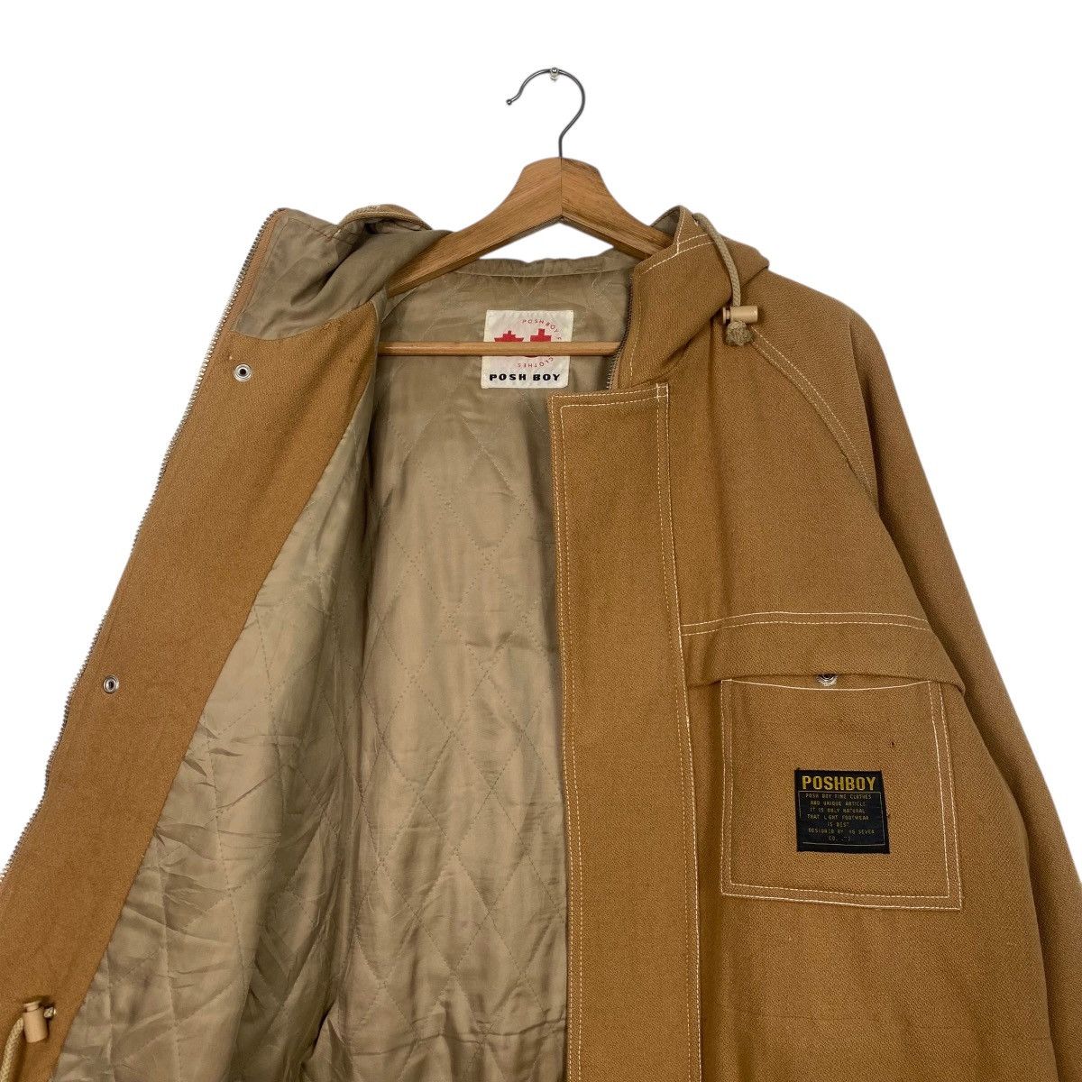 Japanese Brand × Vintage Posh boy parka hoodie jacket Size US M / EU 48-50 / 2 - 11 Thumbnail